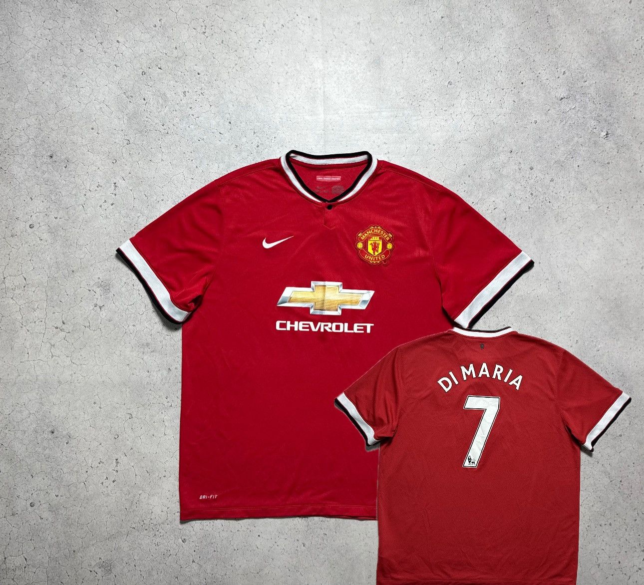 Nike Nike FC Manchester United Di Maria #7 2014/15 Soccer Jersey Size US XXL / EU 58 / 5 - 1 Thumbnail