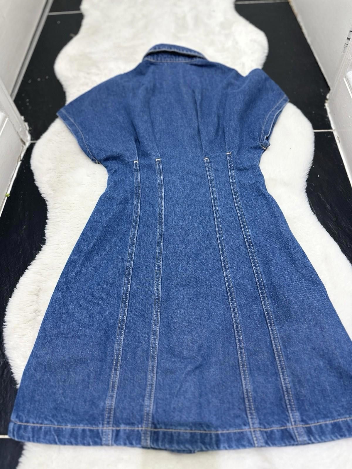 Zara ZARA Denim Dress BNWT Size XS / US 0-2 / IT 36-38 - 5 Thumbnail