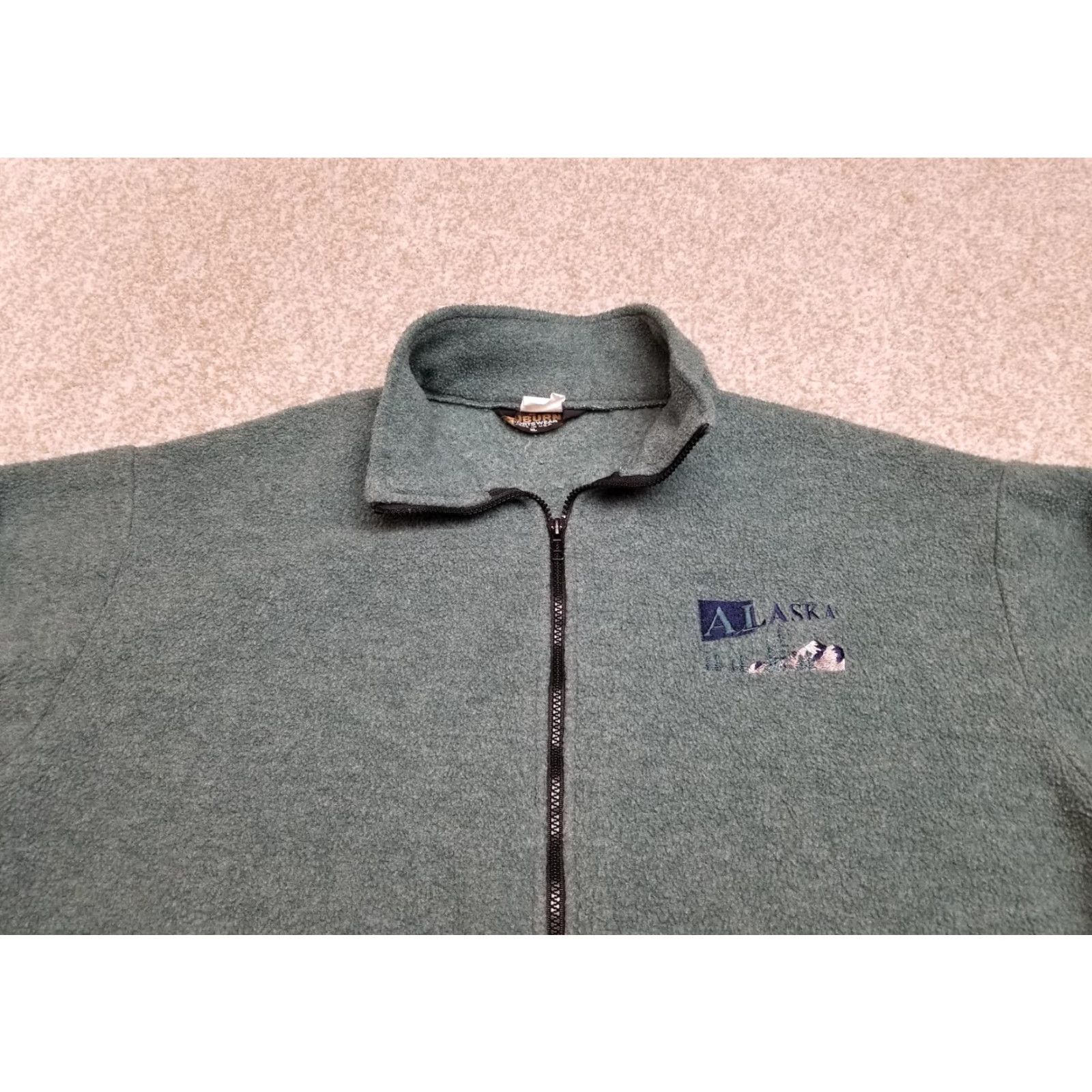 Vintage VINTAGE Auburn Sportswear Fleece Jacket Mens XL Gray Alaska 100% Polyester USA Size US XL / EU 56 / 4 - 2 Thumbnail