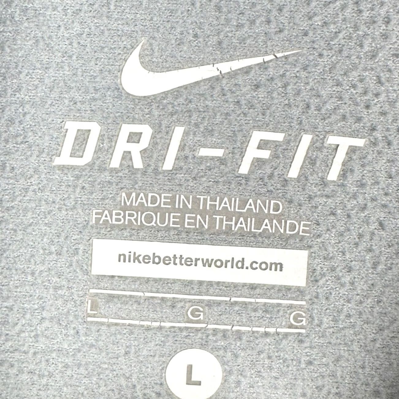 Nike Nike Dri-FIT Jacket Mens L Gray Track Jacket Full Zip Pockets Moisture Wicking Athletic Short/Long Sleeve Size US L / EU 52-54 / 3 - 4 Thumbnail