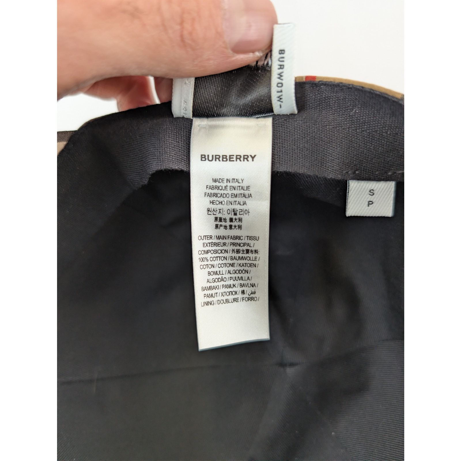 Burberry o1rshd1 Size: S / TB Baseball Cap / Hat in Multicolor Size ONE SIZE - 12 Thumbnail
