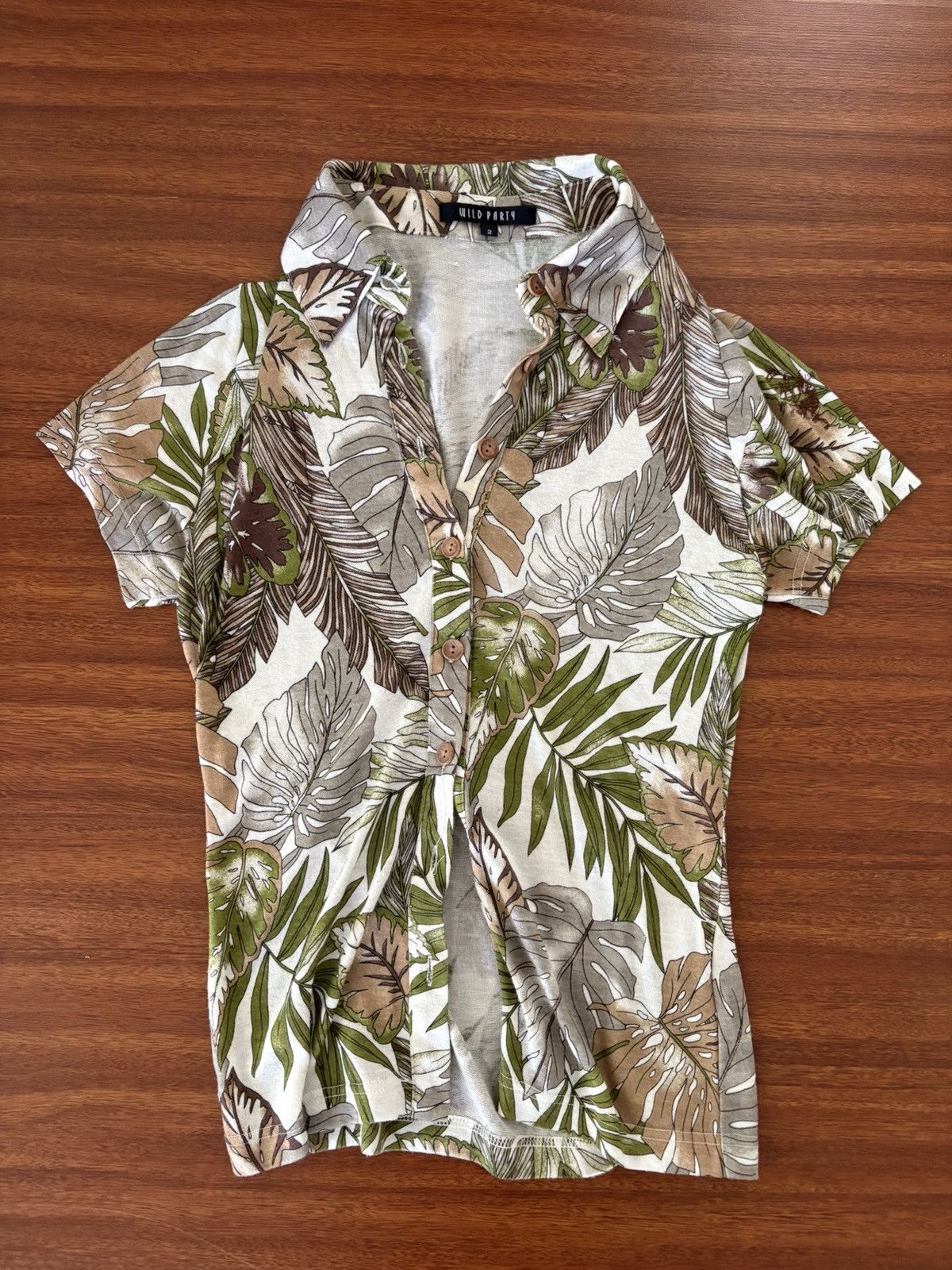 Japanese Brand wild party button up Size US S / EU 44-46 / 1 - 1 Thumbnail
