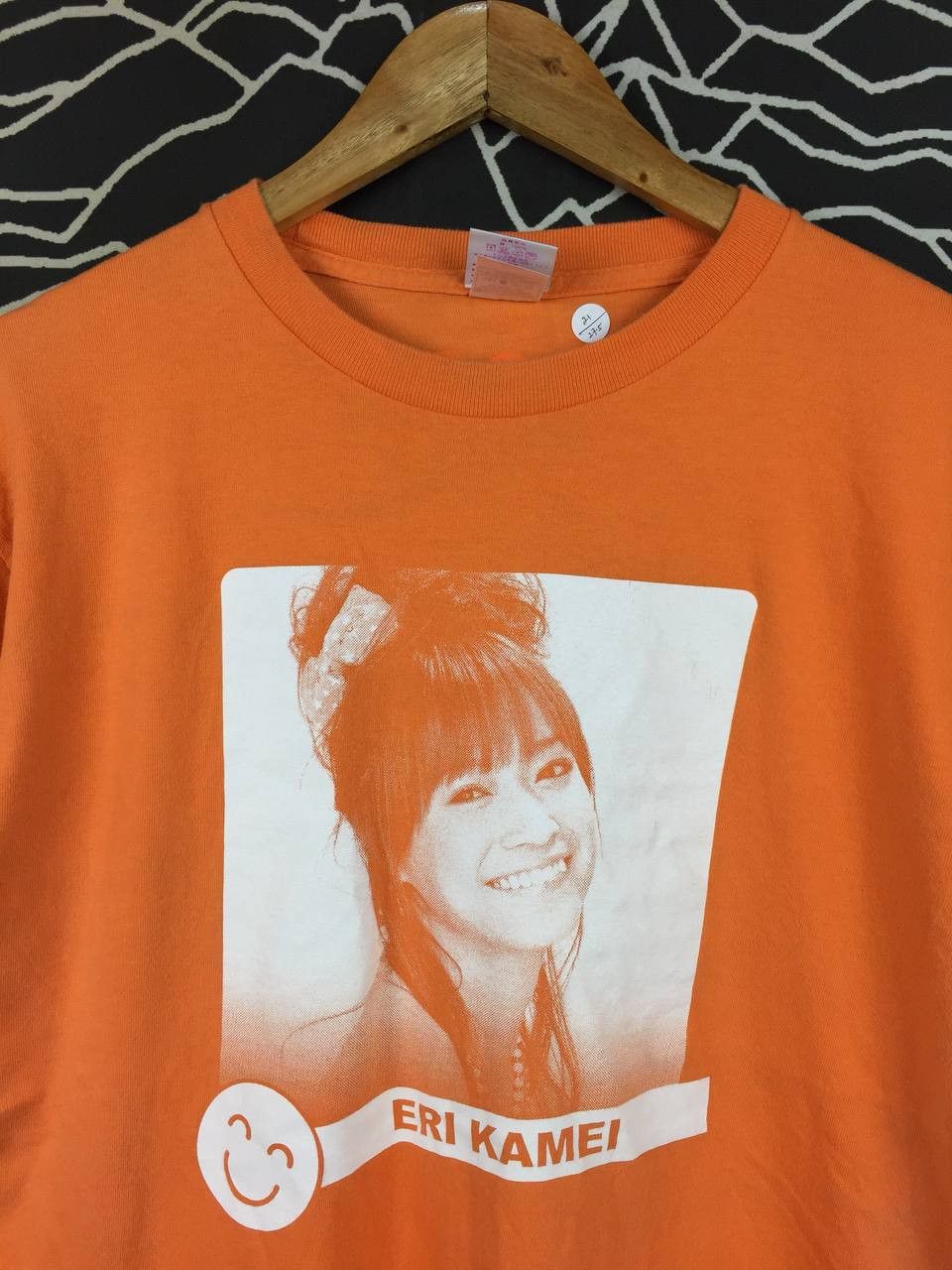 Band Tees Morning Musume Eri Kamei Nine Smile 2009 Autumn Tour Tee Size US L / EU 52-54 / 3 - 3 Thumbnail