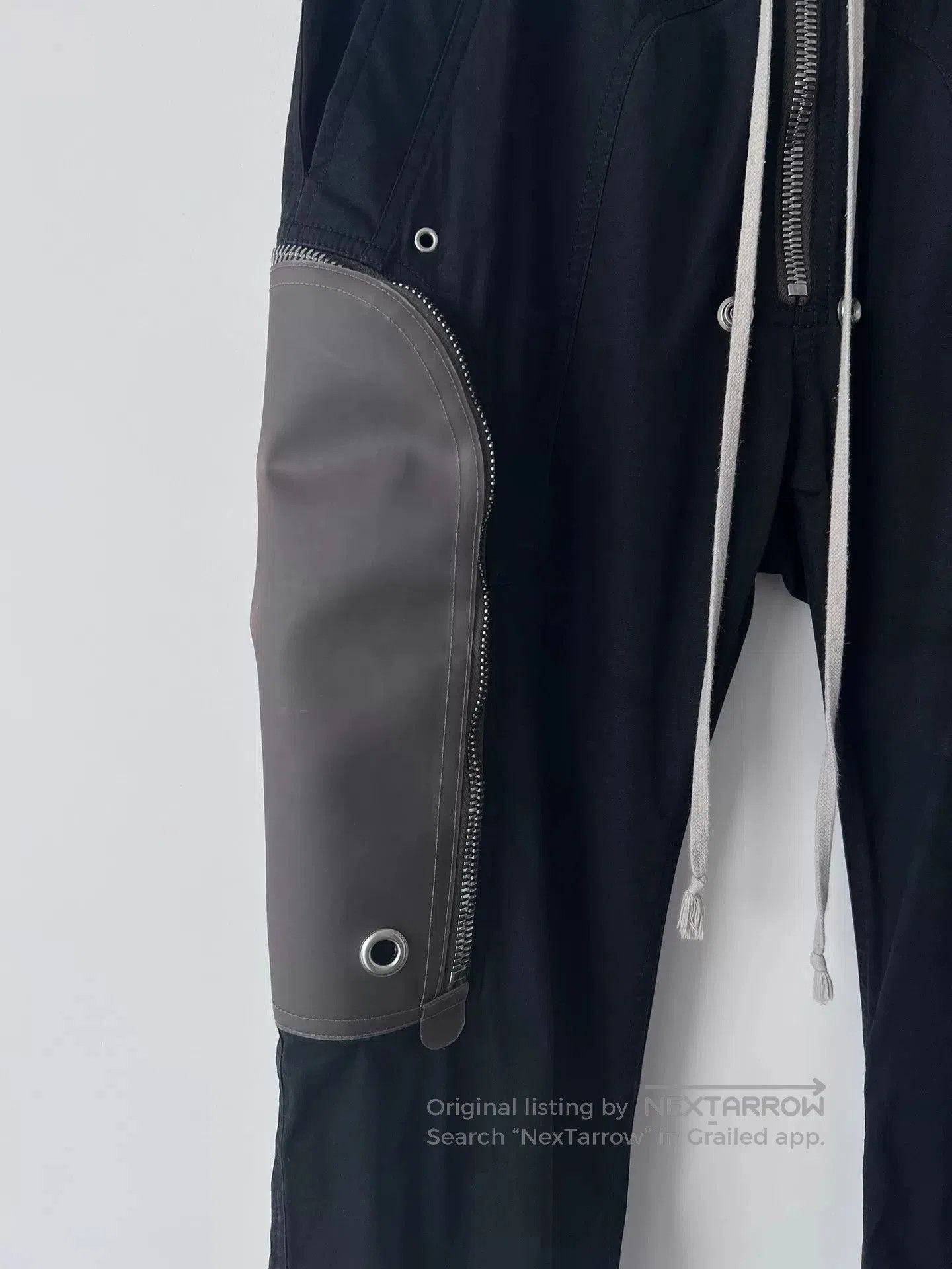 Rick Owens rick owens unique zippered long pants. Size US 38 / EU 54 - 2 Thumbnail