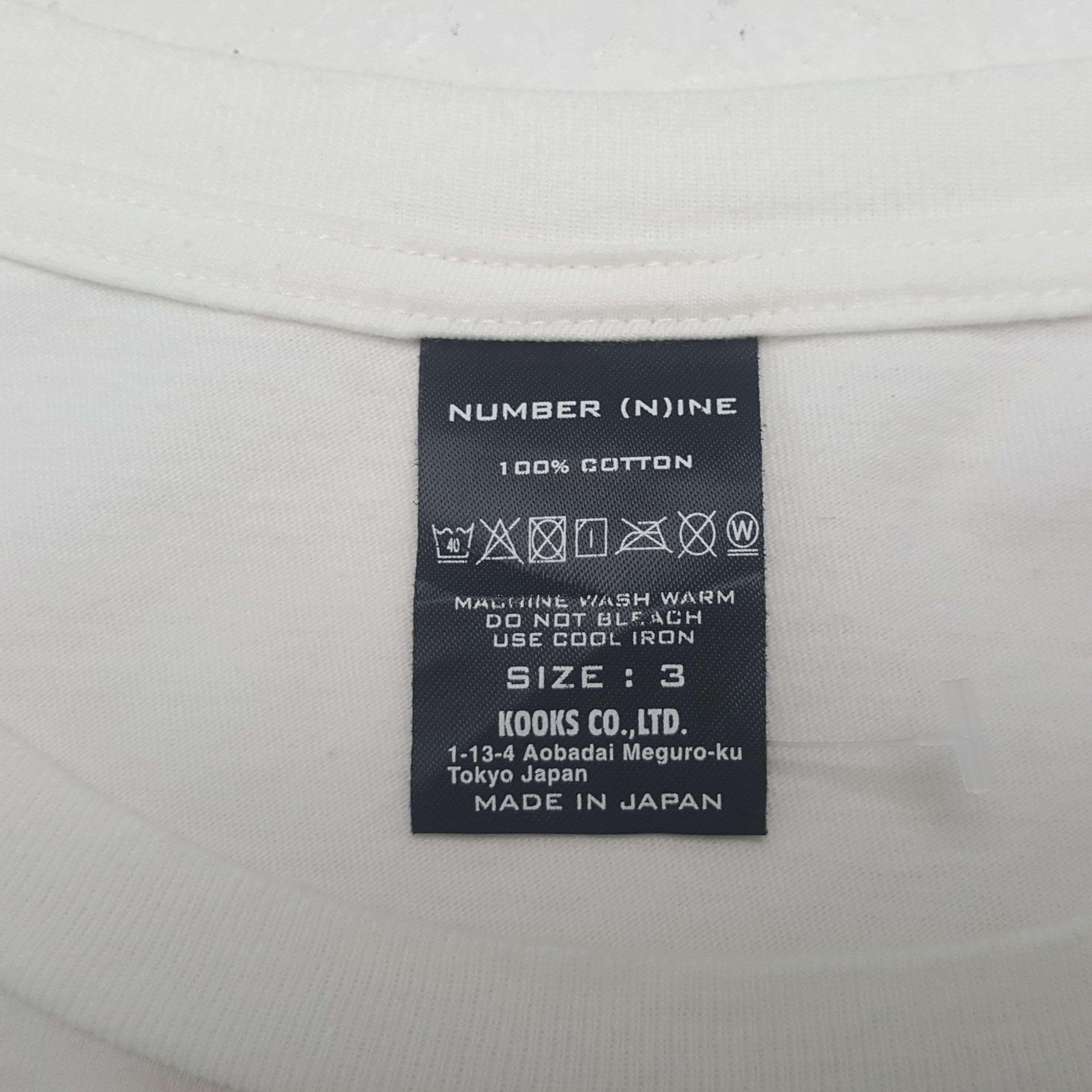 Number (N)ine Number Nine Japanese Brand Designer Tshirt C294N50 Size US M / EU 48-50 / 2 - 4 Thumbnail