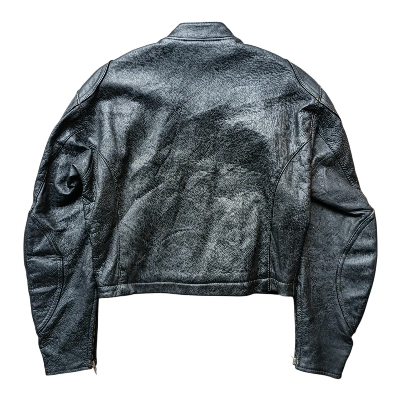 Vintage Leather Biker Jacket Motor Shop Pro Shop Takai Size US L / EU 52-54 / 3 - 2 Thumbnail