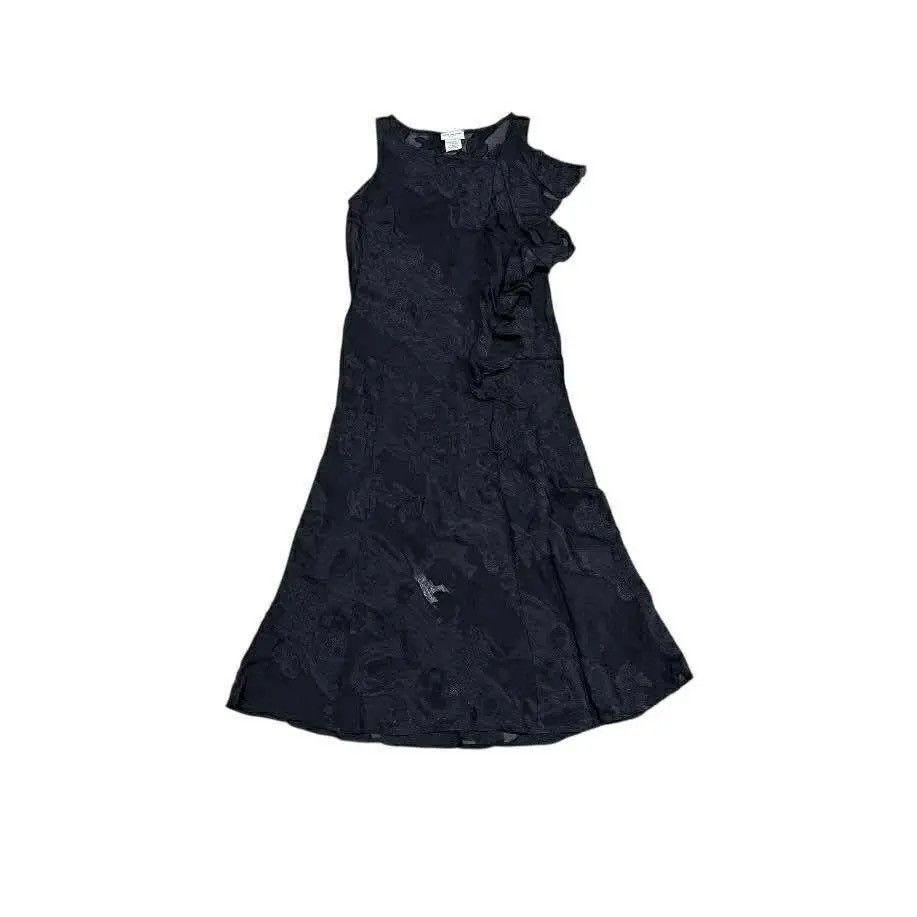 Dries Van Noten ♟️ Dries Van Noten Frill Ruffle Asymmetric Dress Size XS / US 0-2 / IT 36-38 - 1 Thumbnail