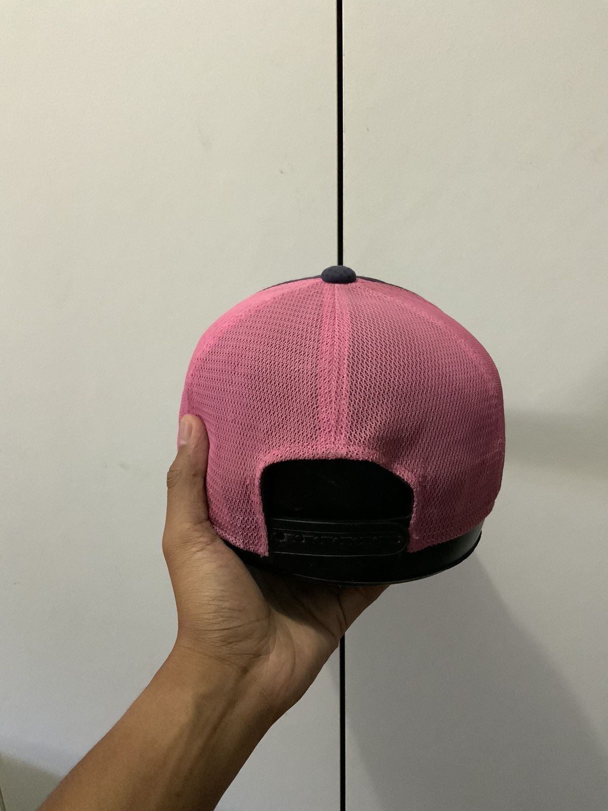 Japanese Brand Mizuno Japan Pink Trucker Hat Size ONE SIZE - 3 Thumbnail
