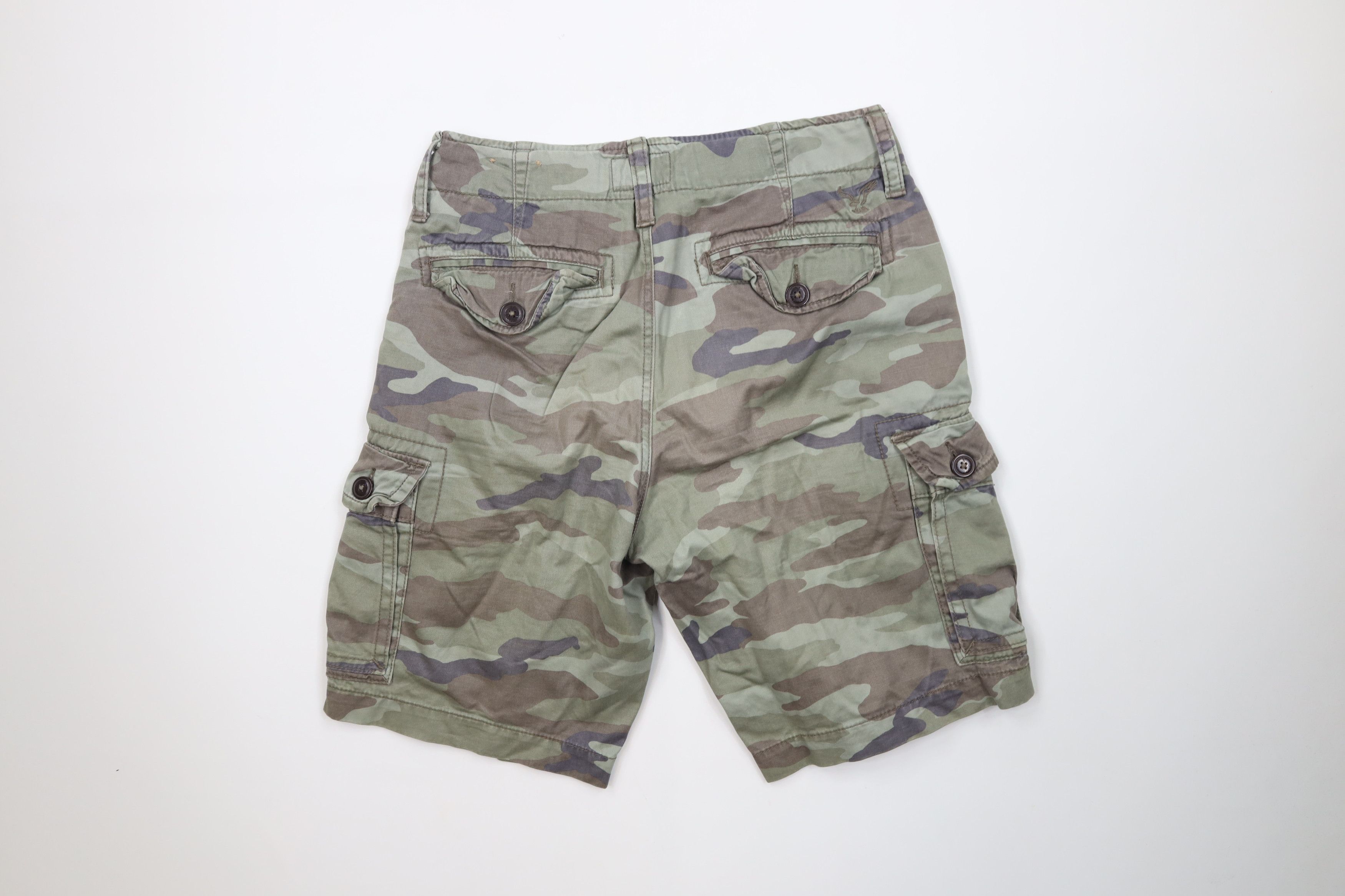 American Eagle Outfitters Vintage Y2K American Eagle Outfitters Camouflage Shorts Size US 30 / EU 46 - 9 Thumbnail