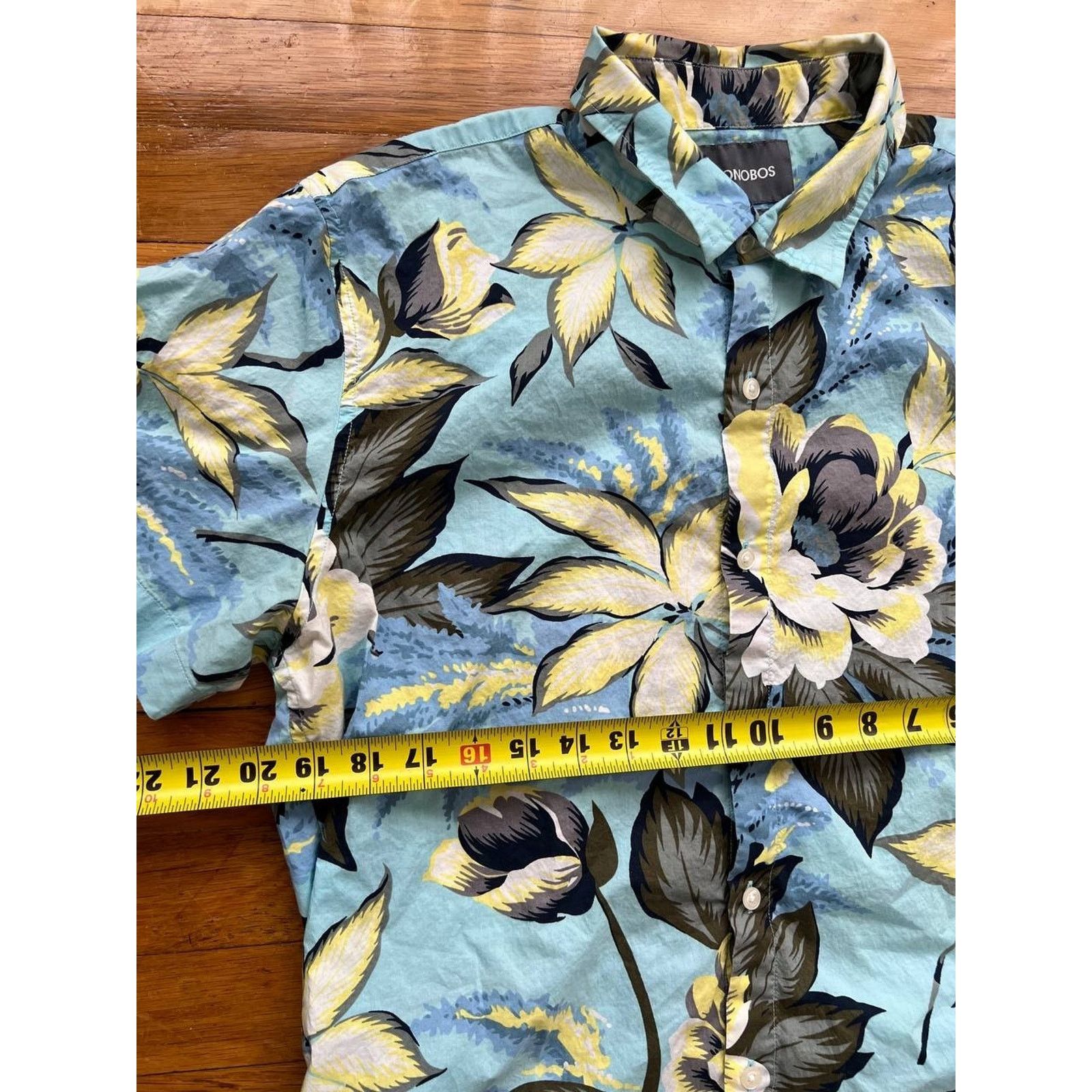 & Other Stories Bonobos Riviera Slim Fit Men’s Shirt Cotton Large A003154 Size US L / EU 52-54 / 3 - 4 Thumbnail