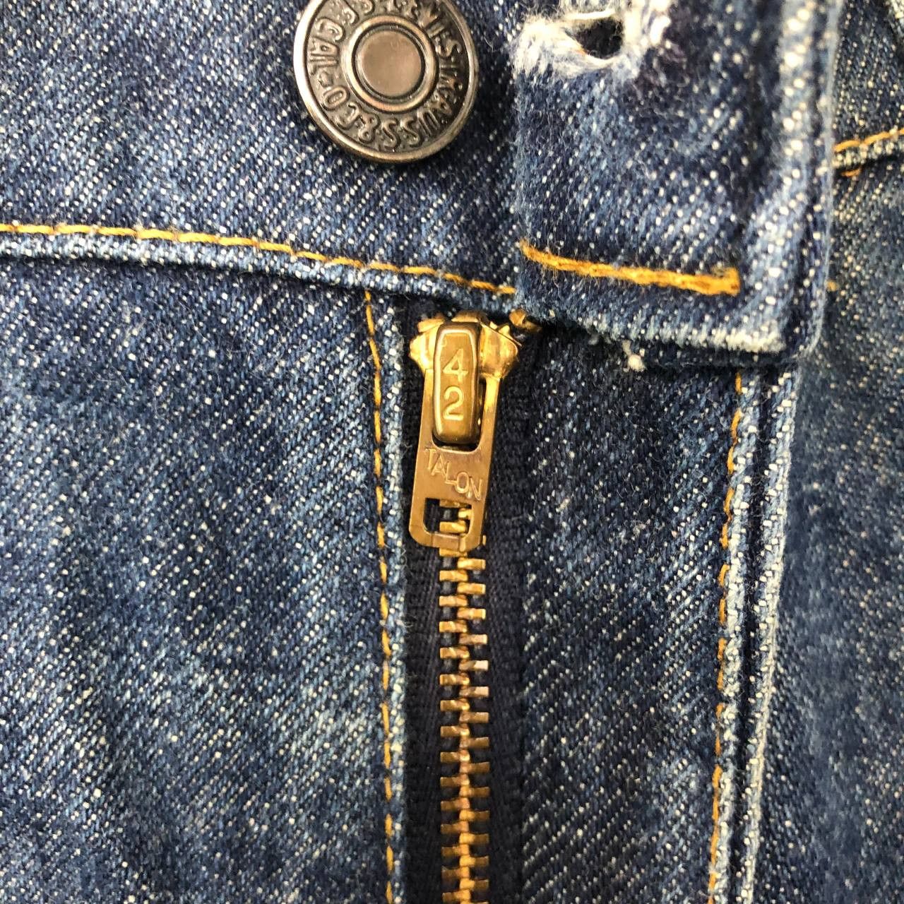 Levi's P750 VTG BIG E OREN TAG BUTTON NO 10 FLARED LEVI'S JEANS Size US 30 / EU 46 - 7 Thumbnail
