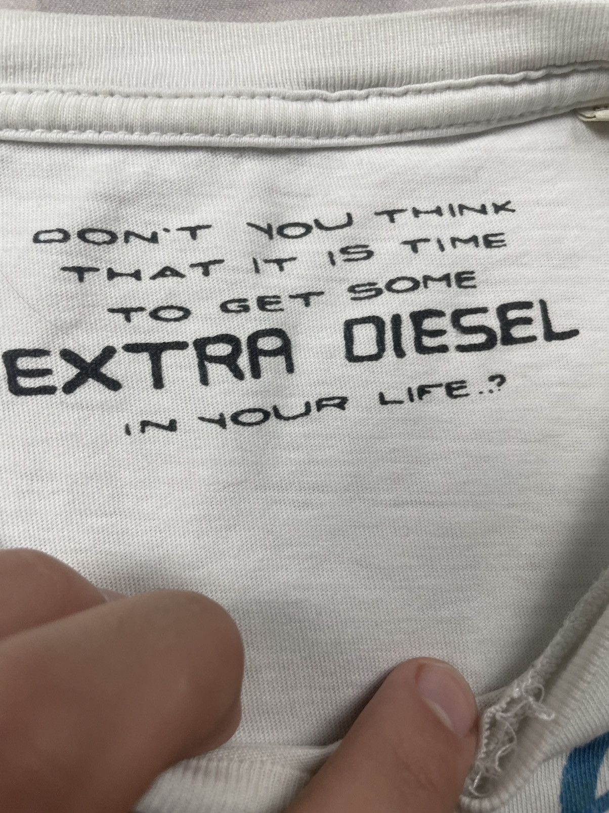 Diesel Diesel extra vintage 90s avant garde y2k T-Shirt for Sale Size US M / EU 48-50 / 2 - 3 Thumbnail