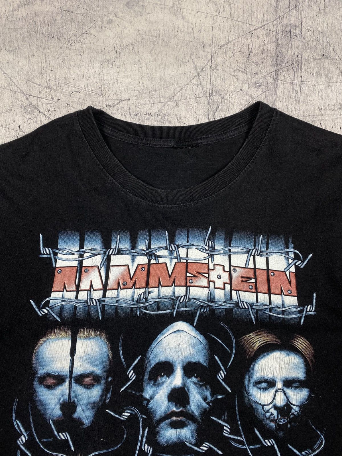 Band Tees Rammstein Double-Sided Graphic Band T-Shirt Vintage Y2K Size US L / EU 52-54 / 3 - 5 Thumbnail