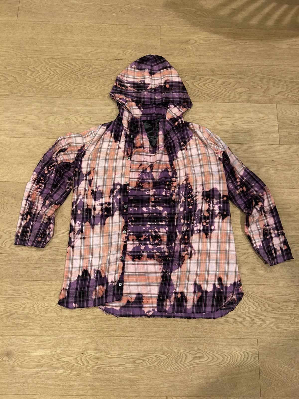 Vlone SS18 Bleached Vlone Flannel Size US M / EU 48-50 / 2 - 1 Thumbnail