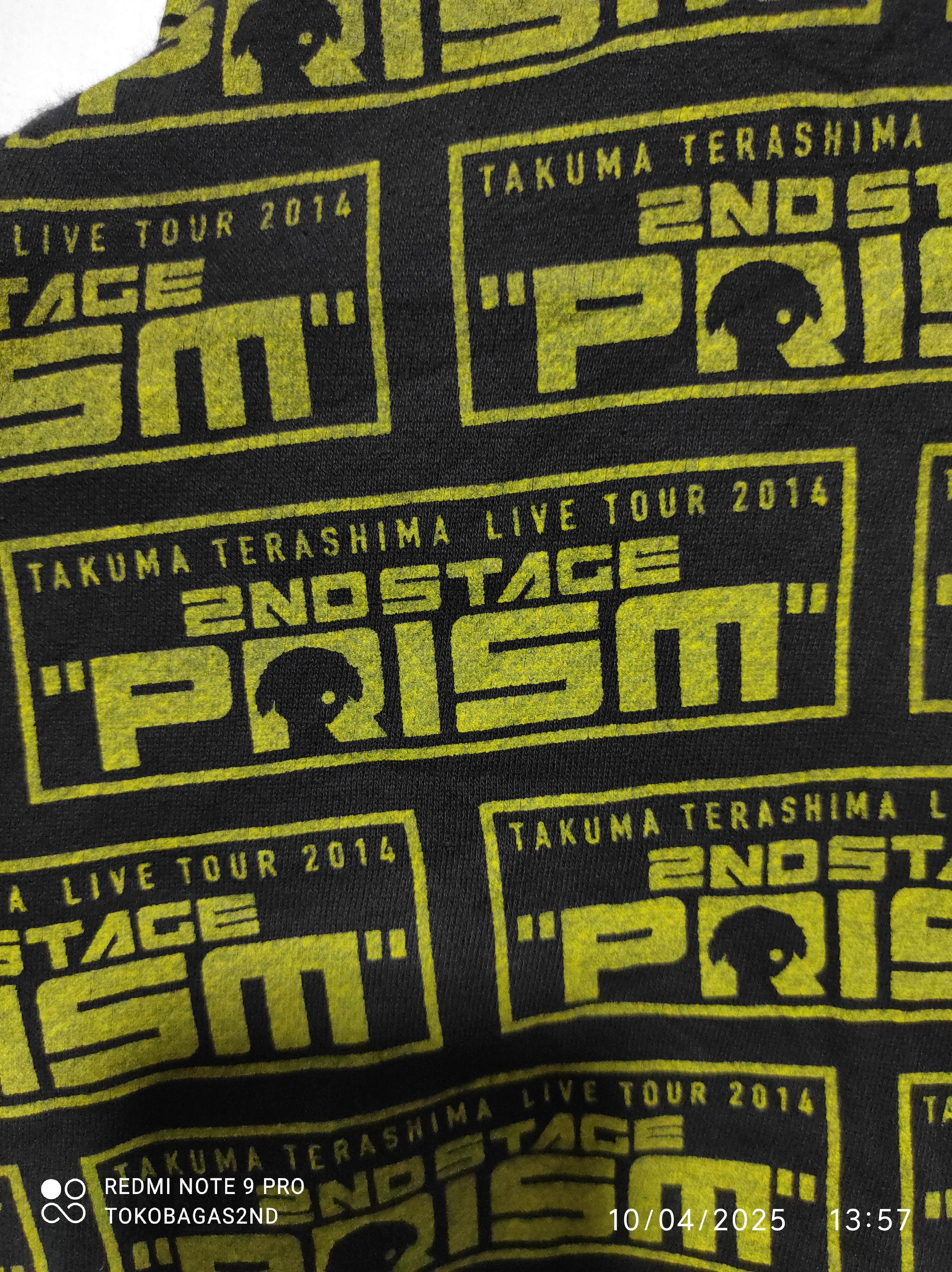 Band Tees Takuma Terashima Live Tour 2014 zip fur hoodie Size US M / EU 48-50 / 2 - 11 Thumbnail