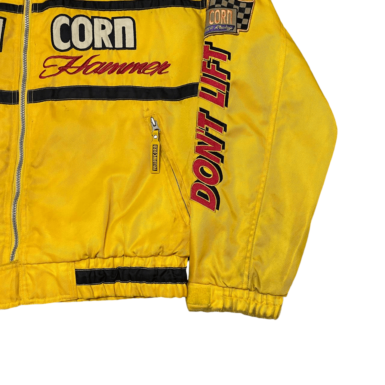 YELLOW CORN Vintage 90's Yellow Corn Racing Jacket ISKY Issey Skyline Size US L / EU 52-54 / 3 - 4 Thumbnail