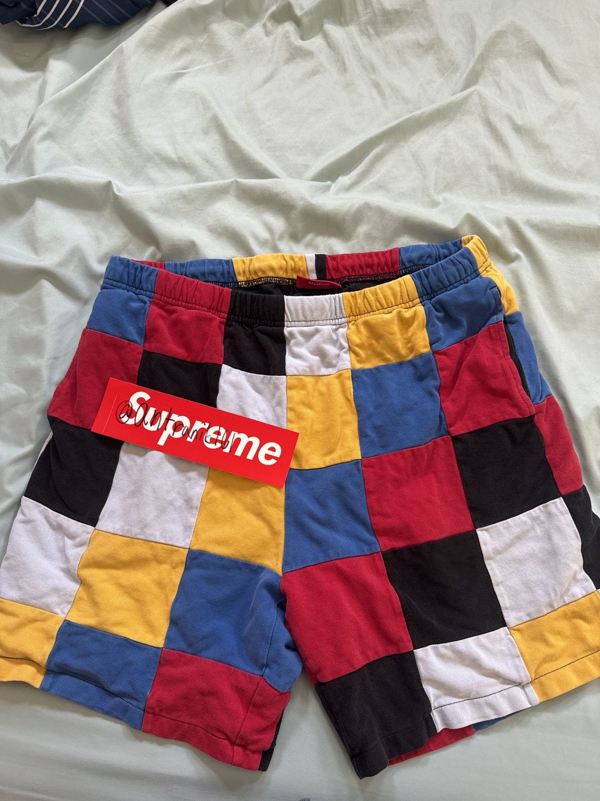 Supreme Supreme Patchwork pique shorts Size US 32 / EU 48 - 2 Thumbnail