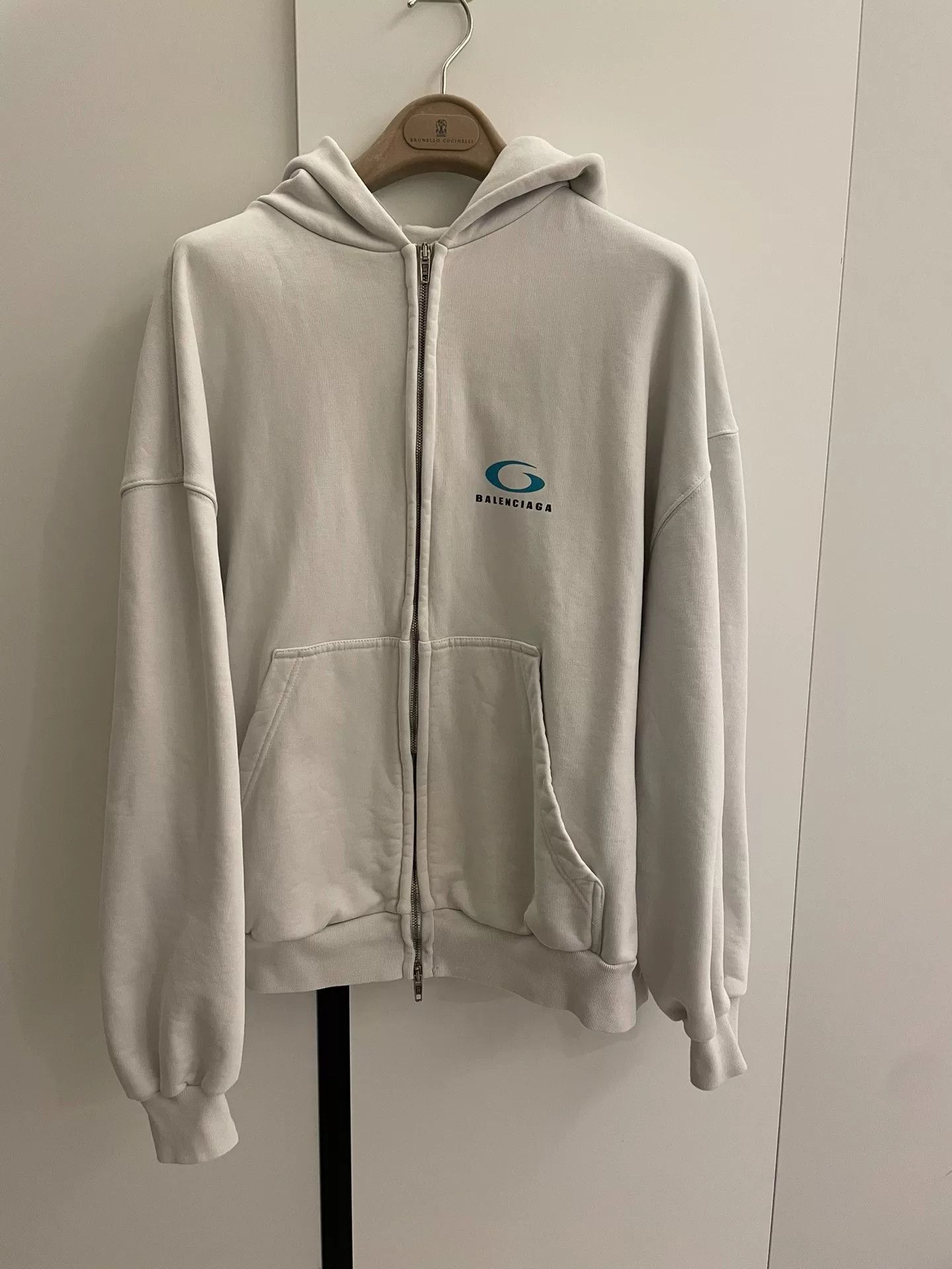 Balenciaga Balenciaga 24aw Loop Sports Zip Hoodie Size US S / EU 44-46 / 1 - 1 Thumbnail