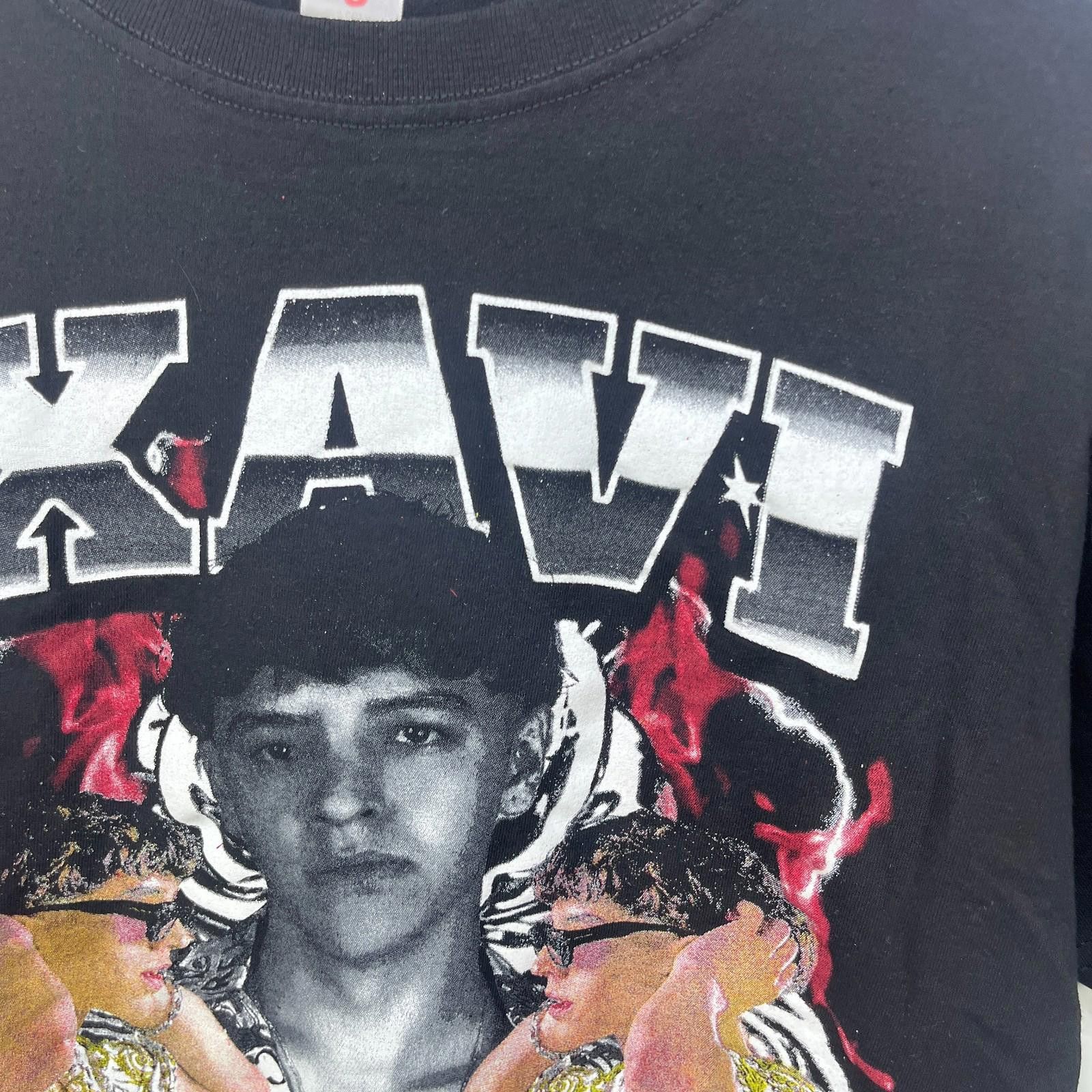 Vintage Xavi Corridos Tumbados Mexico Bootleg Rap T-Shirt Large Size US M / EU 48-50 / 2 - 3 Thumbnail