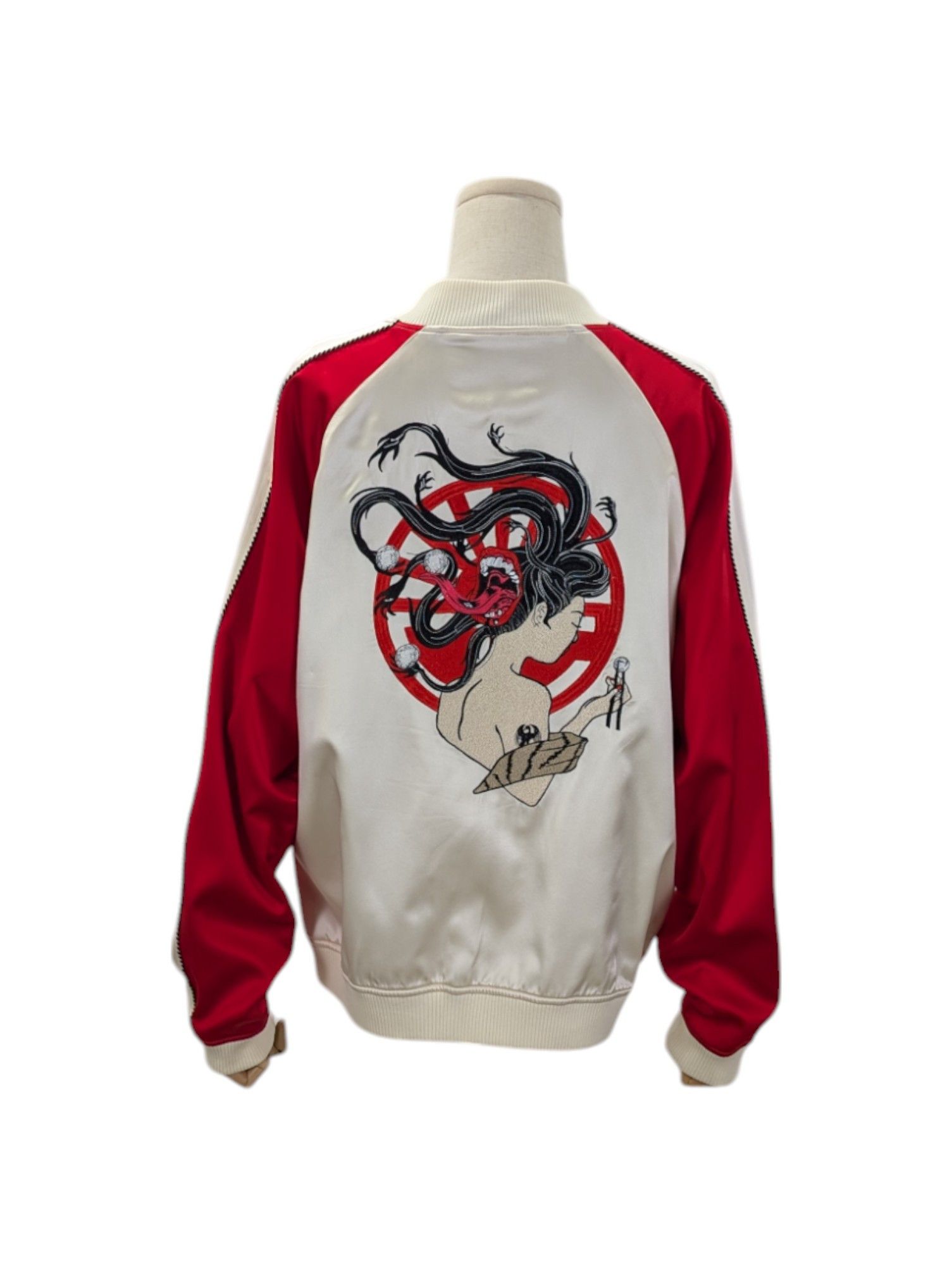 Opening Ceremony Reversible Yokai Silk Bomber Jacket Size L / US 10 / IT 46 - 2 Thumbnail