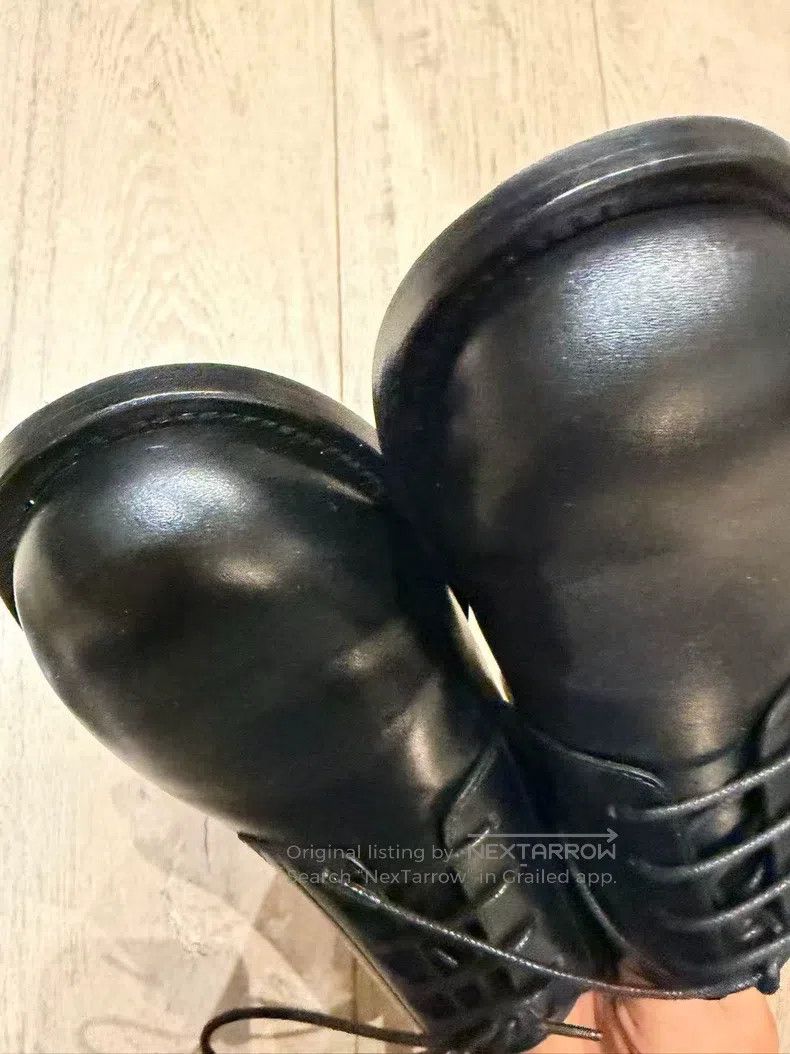 The Row The Row Laced Black Dress Leather Shoes Size US 5.5 / IT 35.5 - 4 Thumbnail