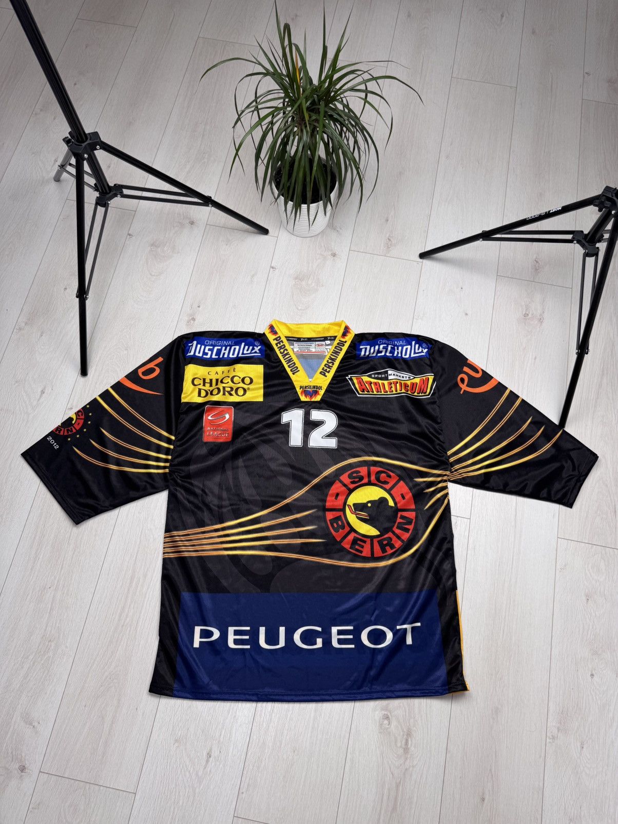 Other Signed SC Bern Inter Hockey #12 Housi Vo BARN Swiss Jersey Size US L / EU 52-54 / 3 - 1 Thumbnail