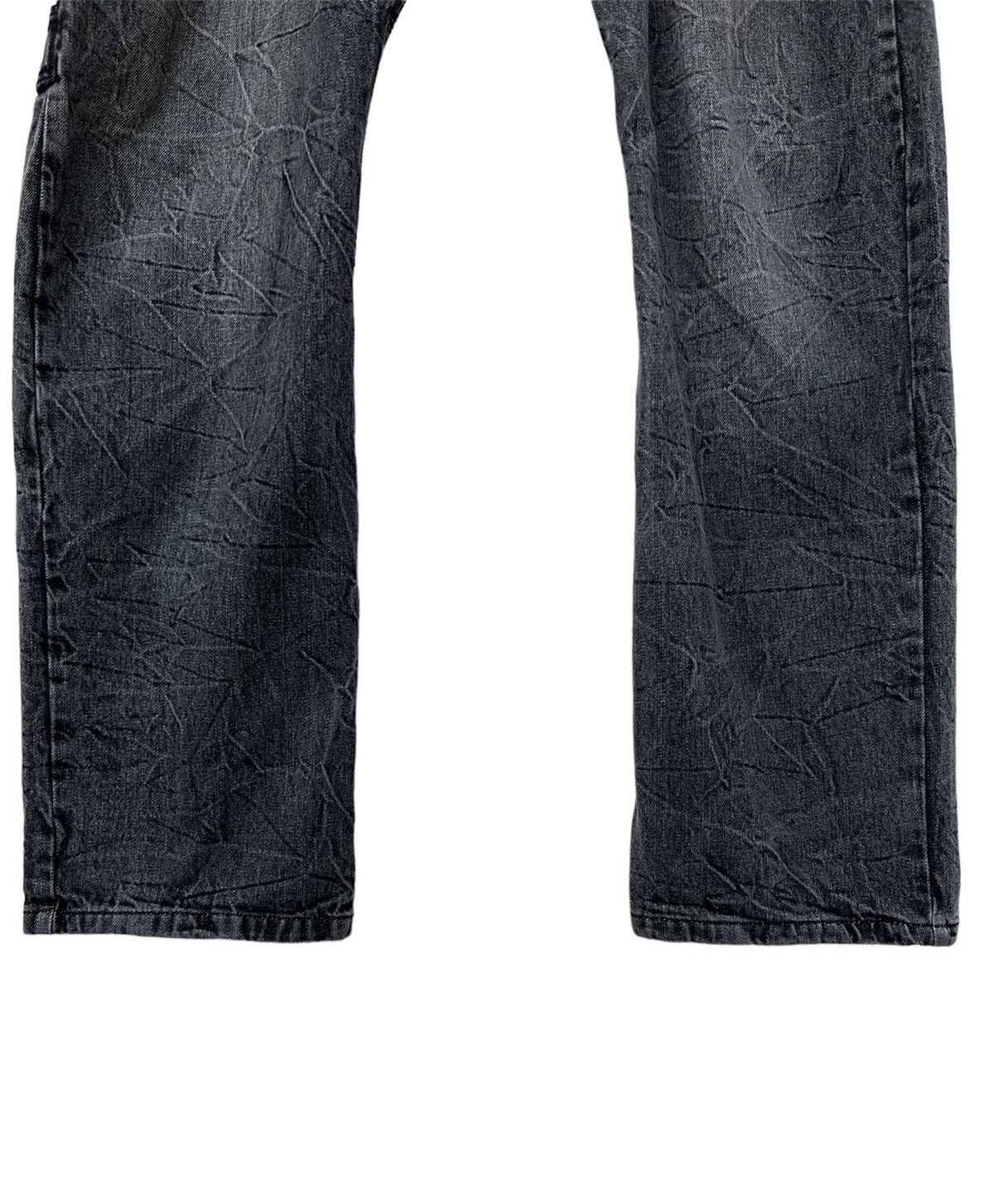 Japanese Brand Denim Jeans Double Waist Lightning Size US 35 - 6 Thumbnail