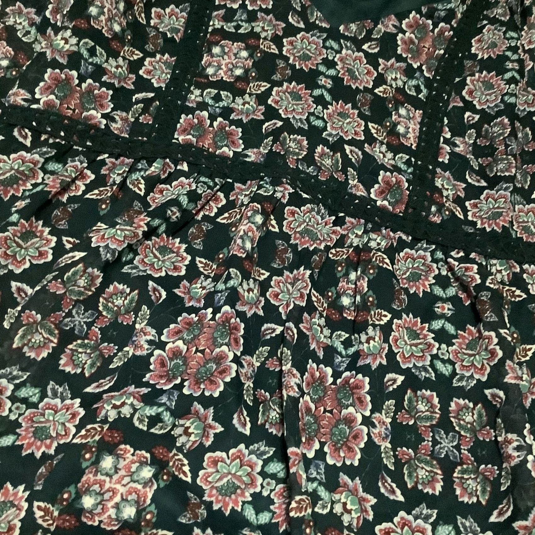 Vintage BLUE RAIN DRESS Mini Knee Length 3/4 Sleeve Floral XS Women Blue Rain Francesca's Teal Floral Knee Length Dress XS Womens 1990s Flower Size XS / US 0-2 / IT 36-38 - 2 Thumbnail