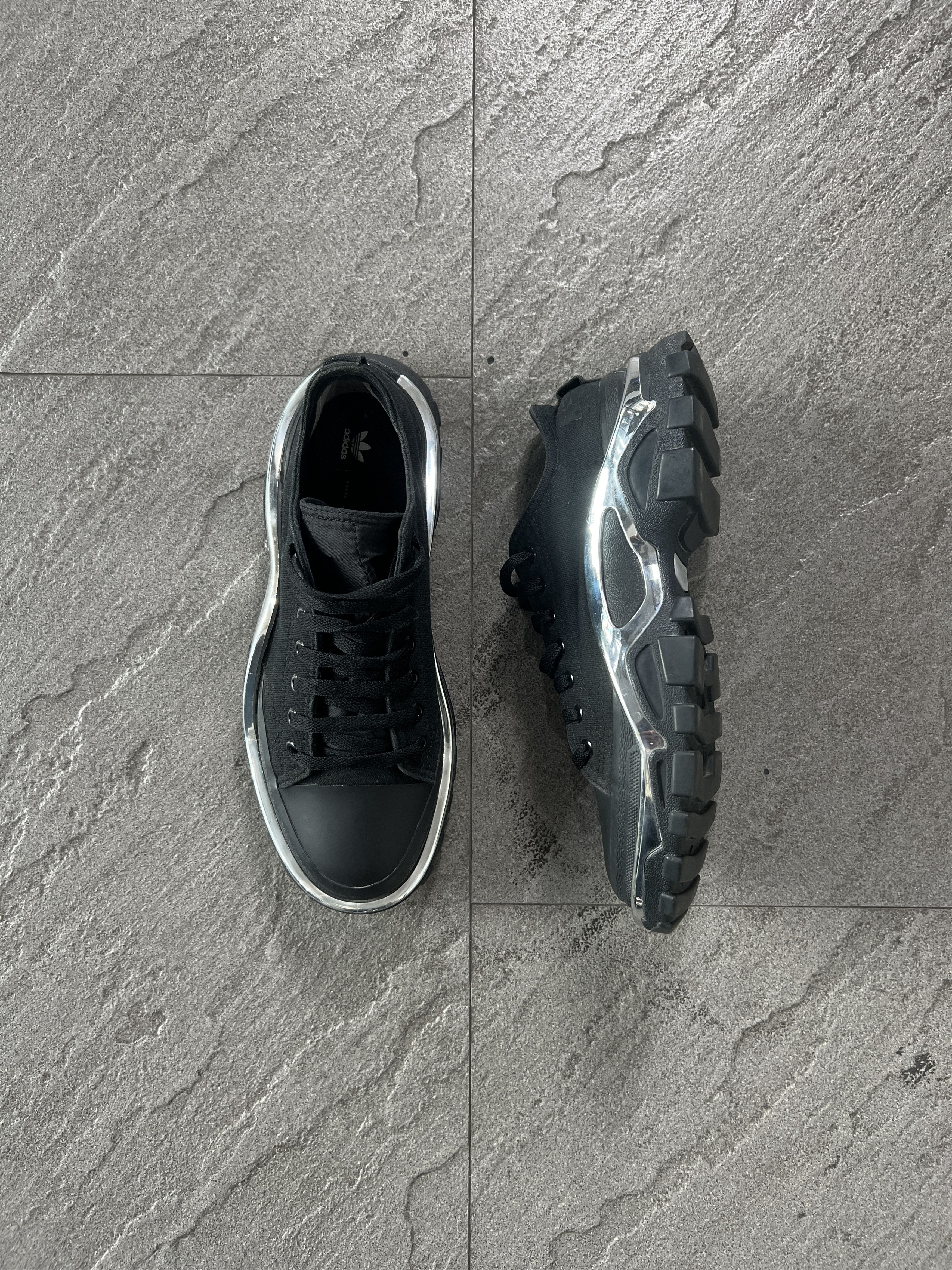 Adidas × Raf Simons Raf Simons Adidas Detroit Runner Black US8 EU41 Size US 8 / EU 41 - 3 Thumbnail