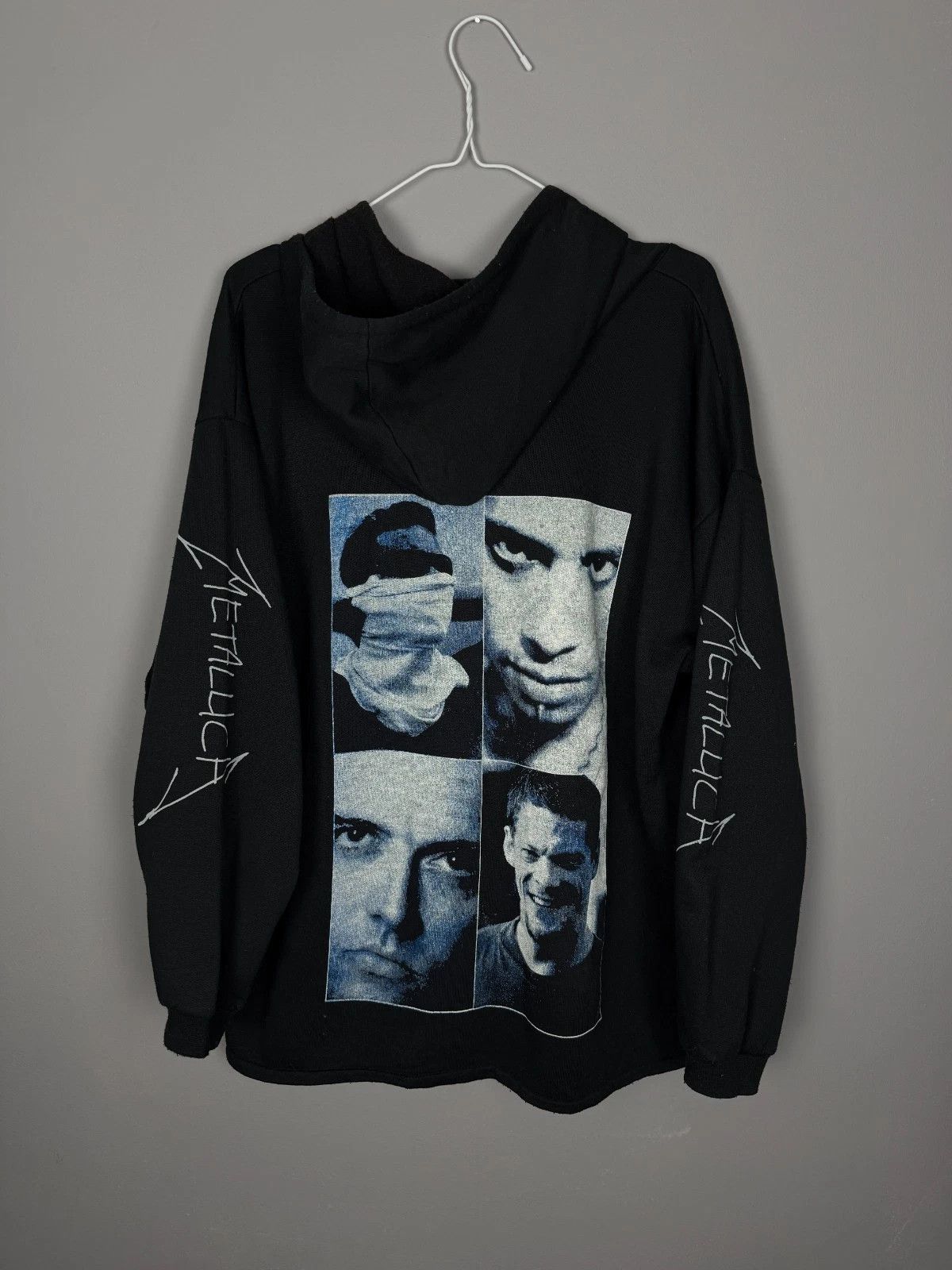 Band Tees Metallica Graphic Hoodie Black Band Style Pullover Size US XL / EU 56 / 4 - 5 Thumbnail