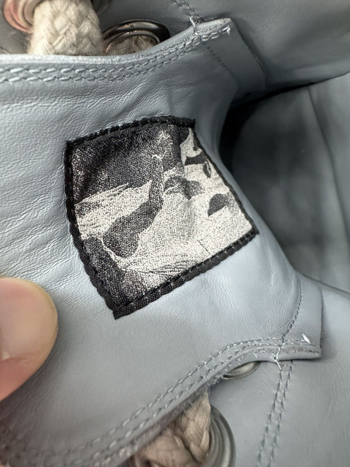 Rick Owens Rick Owens Porterville Jumbo Laced Low 'Pale Blue Milk' Size US 8 / EU 41 - 8 Thumbnail