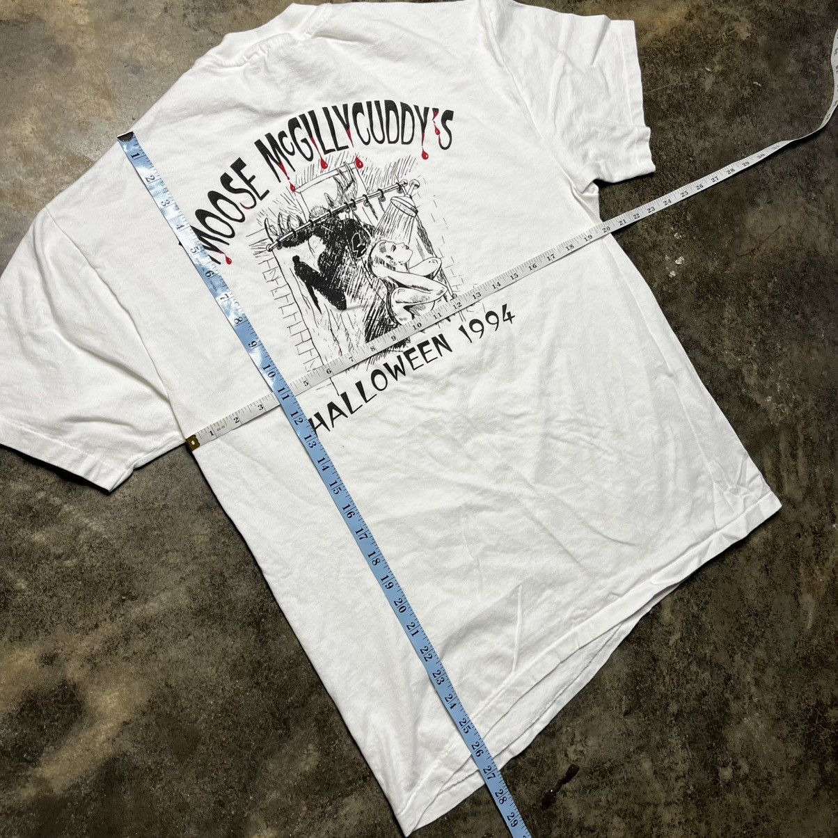 Vintage vintage halloween psycho kill moose murder tshirt Size US L / EU 52-54 / 3 - 5 Thumbnail