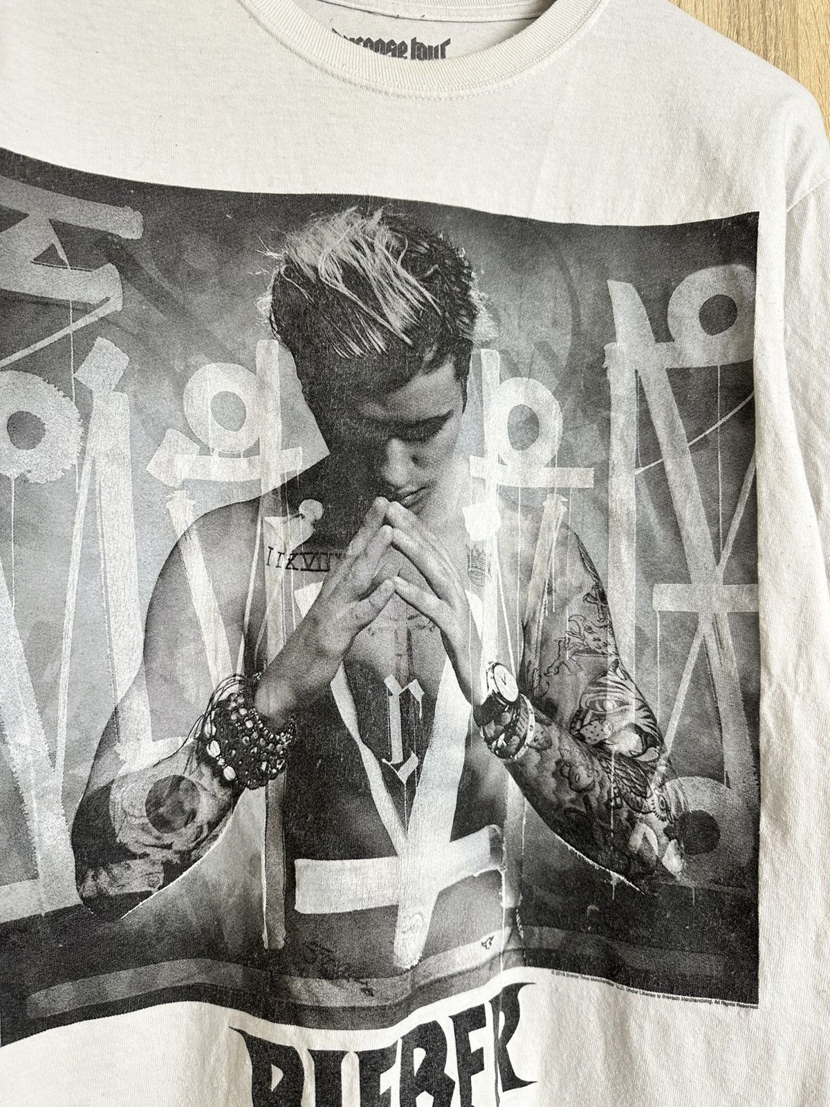 Justin Bieber 🔥 Justin Bieber Purpose World Tour 2018 Long Sleeve T-Shirt Size US M / EU 48-50 / 2 - 3 Thumbnail