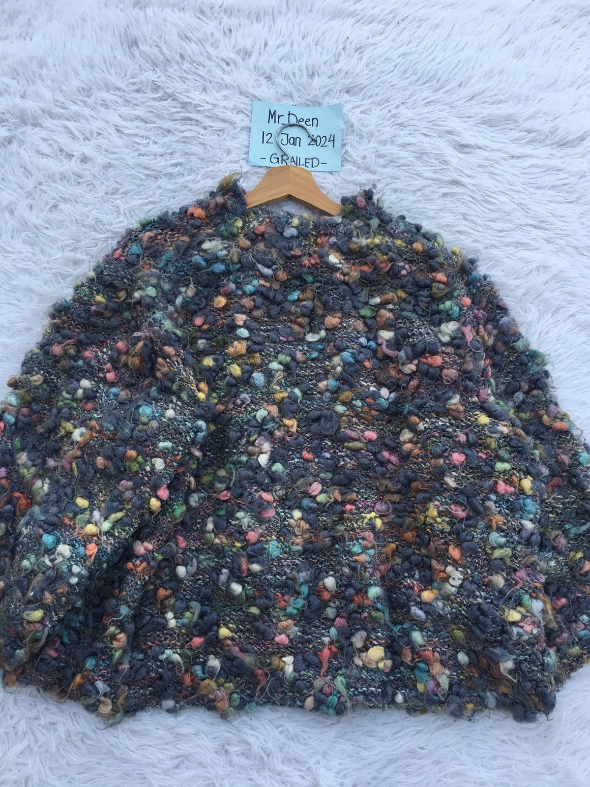 Japanese Brand Rare Vintage Japanese Brand Knitted Wool Jacket Size L / US 10 / IT 46 - 12 Thumbnail
