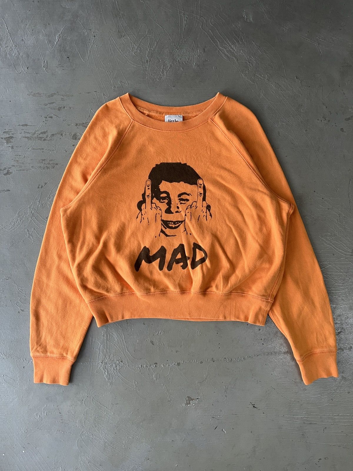 Vintage MAD Magazine Alfred E. Neuman Middle Finger Boxy Crewneck Size US M / EU 48-50 / 2 - 1 Thumbnail