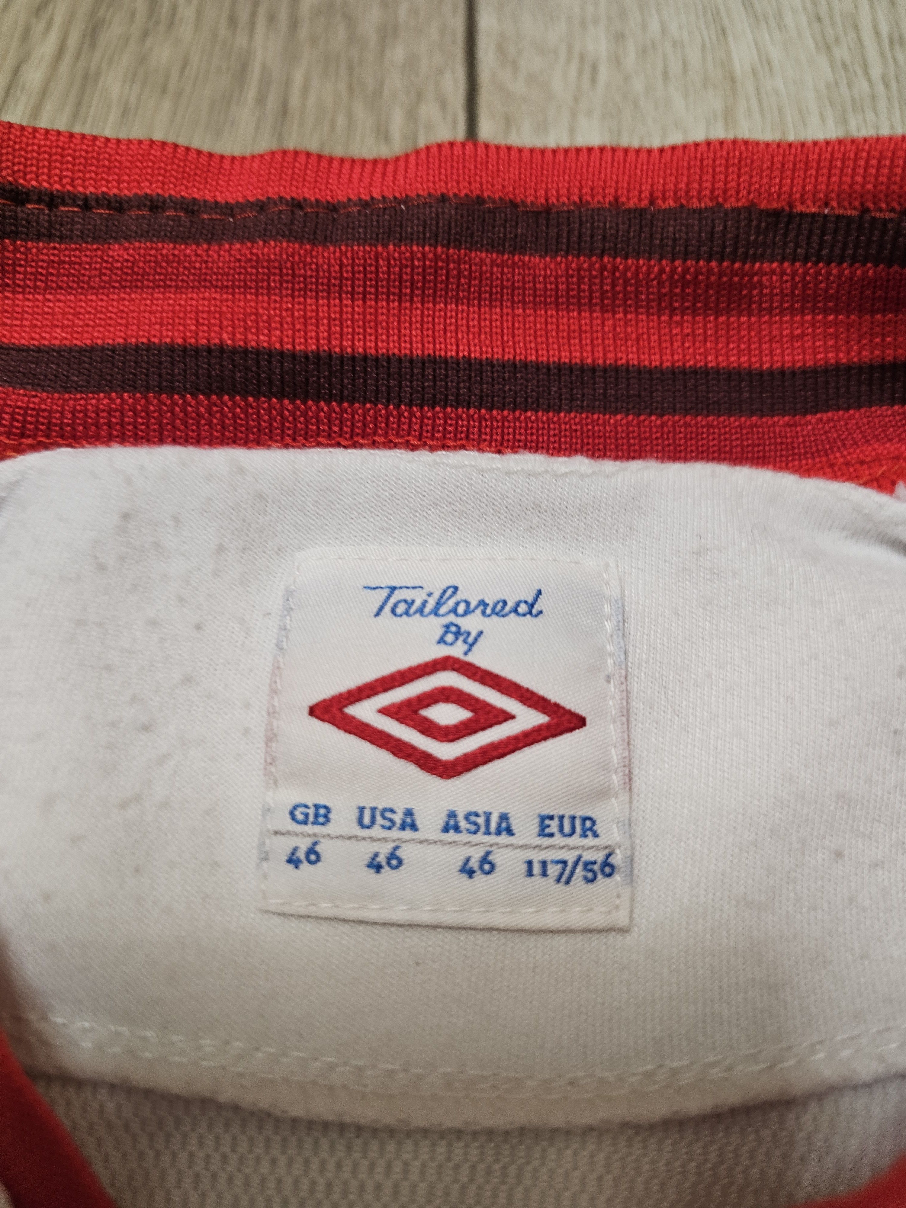 All Sport × Umbro × Vintage ENGLAND 2012 2013 HOME FOOTBALL SHIRT SOCCER JERSEY Size US XL / EU 56 / 4 - 5 Thumbnail