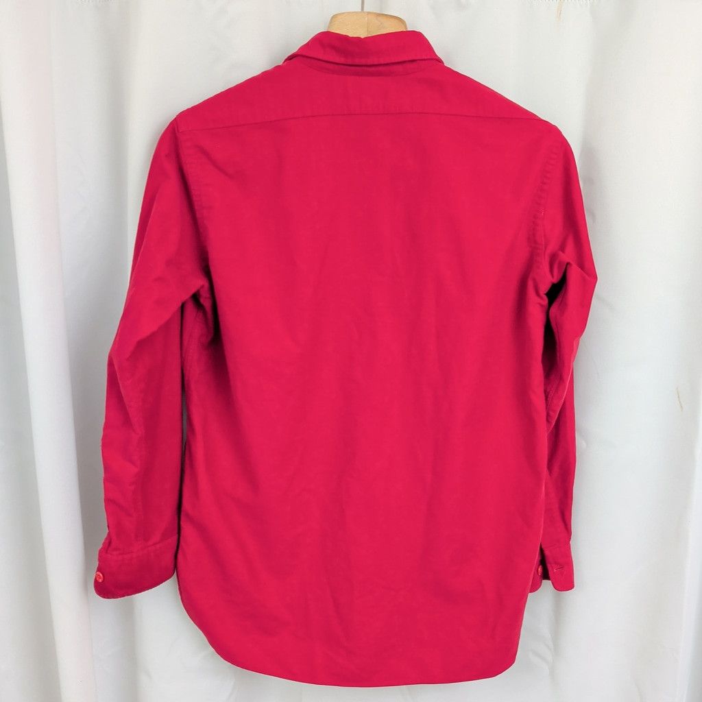 L.L. Bean × Vintage LL Bean Vintage Cursive Label Era Red Chamois Cotton Shirt Size US M / EU 48-50 / 2 - 8 Thumbnail