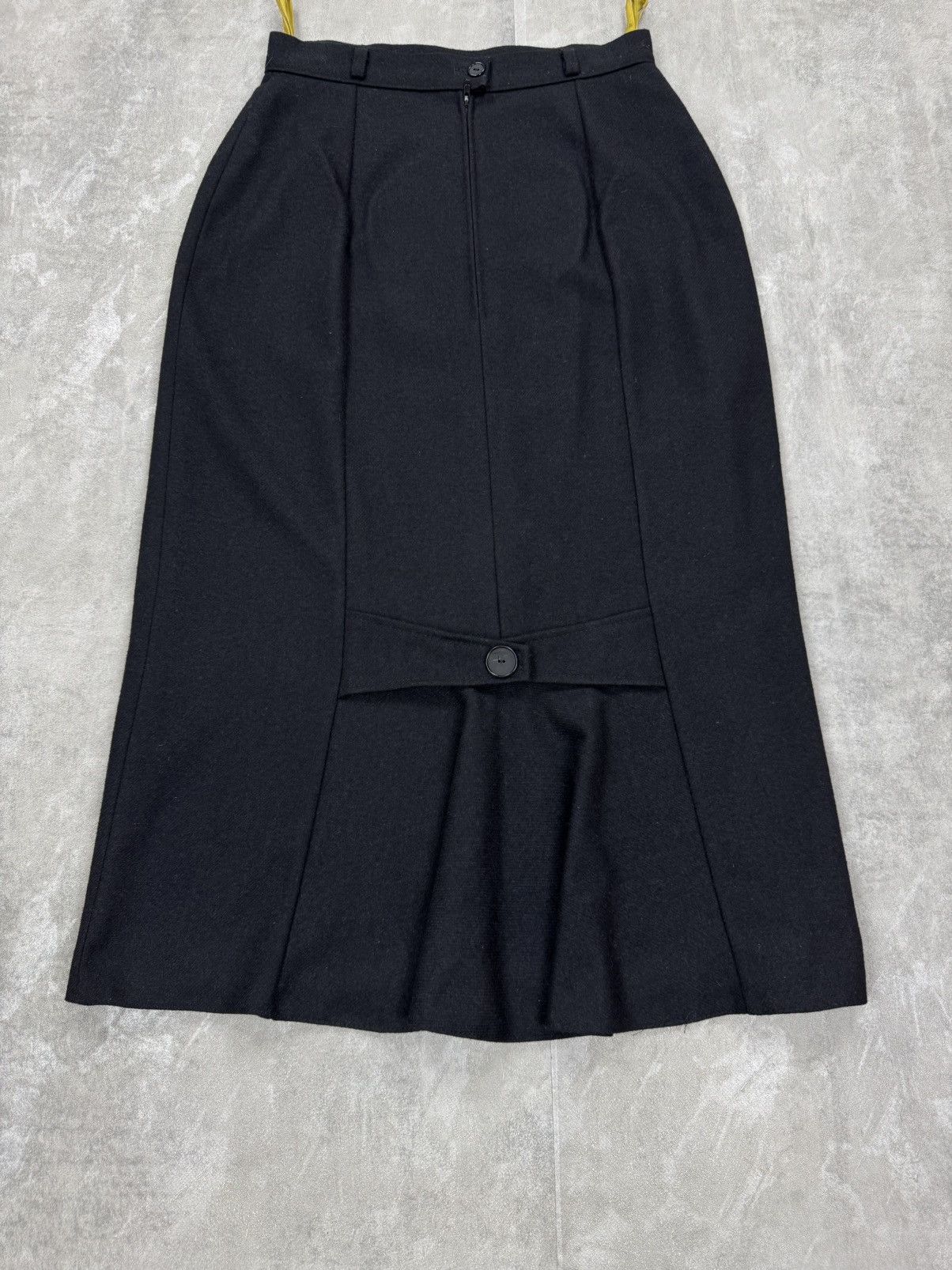 C&A C&A Wool blend Black midi skirt vintage Women’s size XS Size 23" - 3 Thumbnail