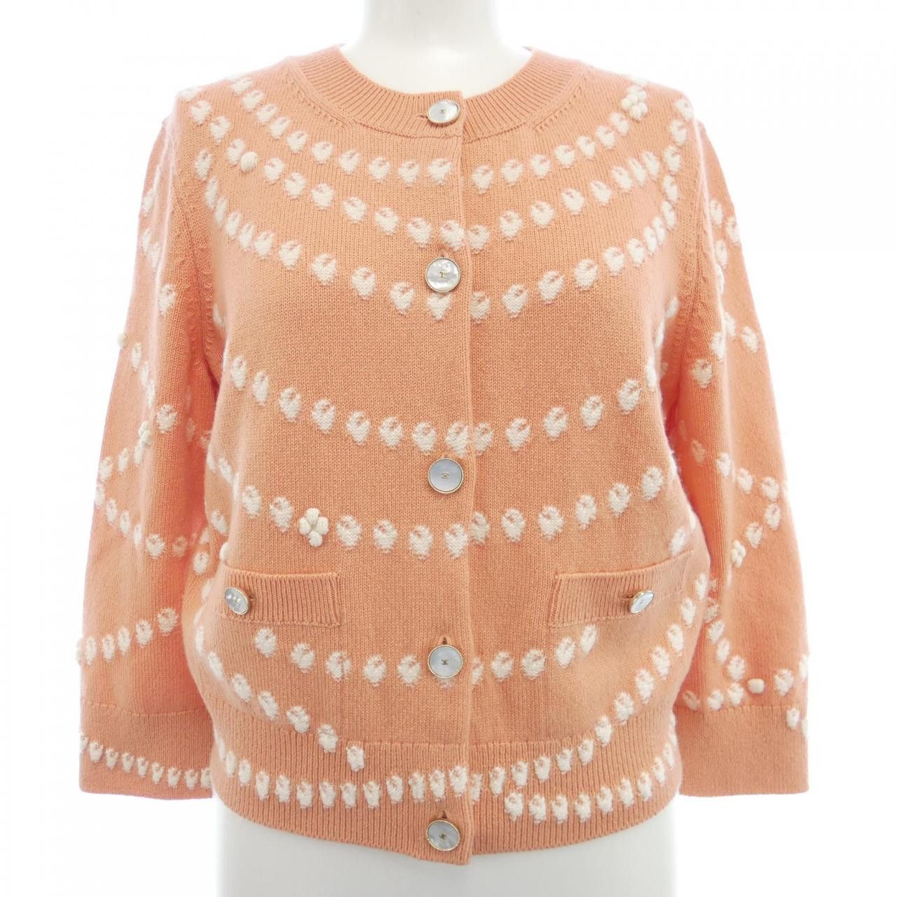 Chanel Chanel Chanel P79270K11420 Cashmere Cardigan Others Tops P79270K11420 DUTY FREE for USA Size ONE SIZE - 1 Thumbnail