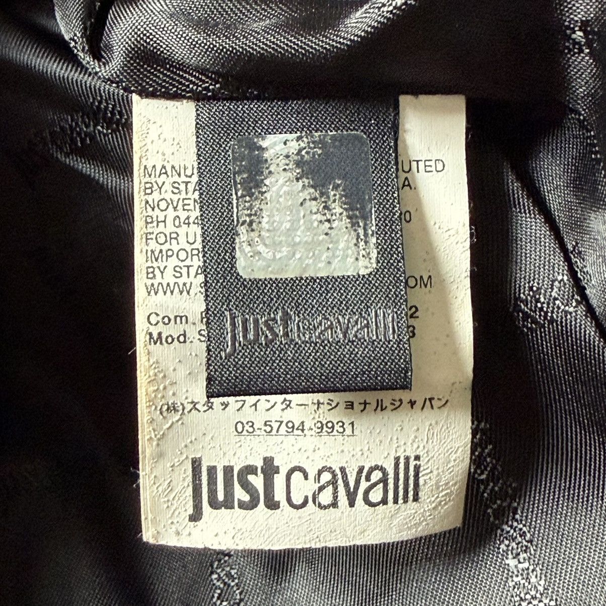 Just Cavalli Just Cavalli - Single Button Printed Tuxedo Jacket Size M / US 6-8 / IT 42-44 - 7 Thumbnail