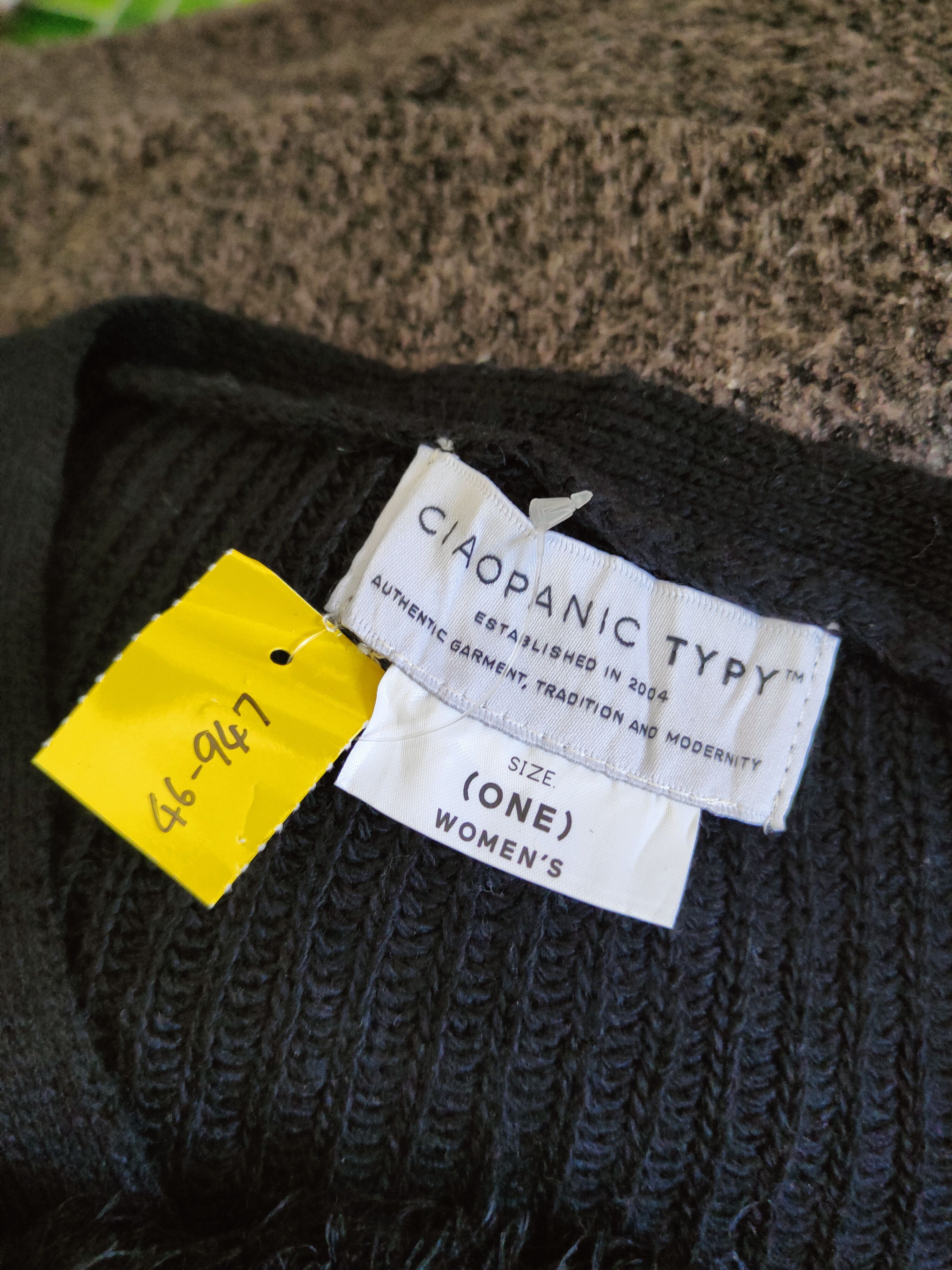 Ciaopanic DL Ciaopanic Black Knitwear Cardigan #46-947 Size S / US 4 / IT 40 - 11 Thumbnail