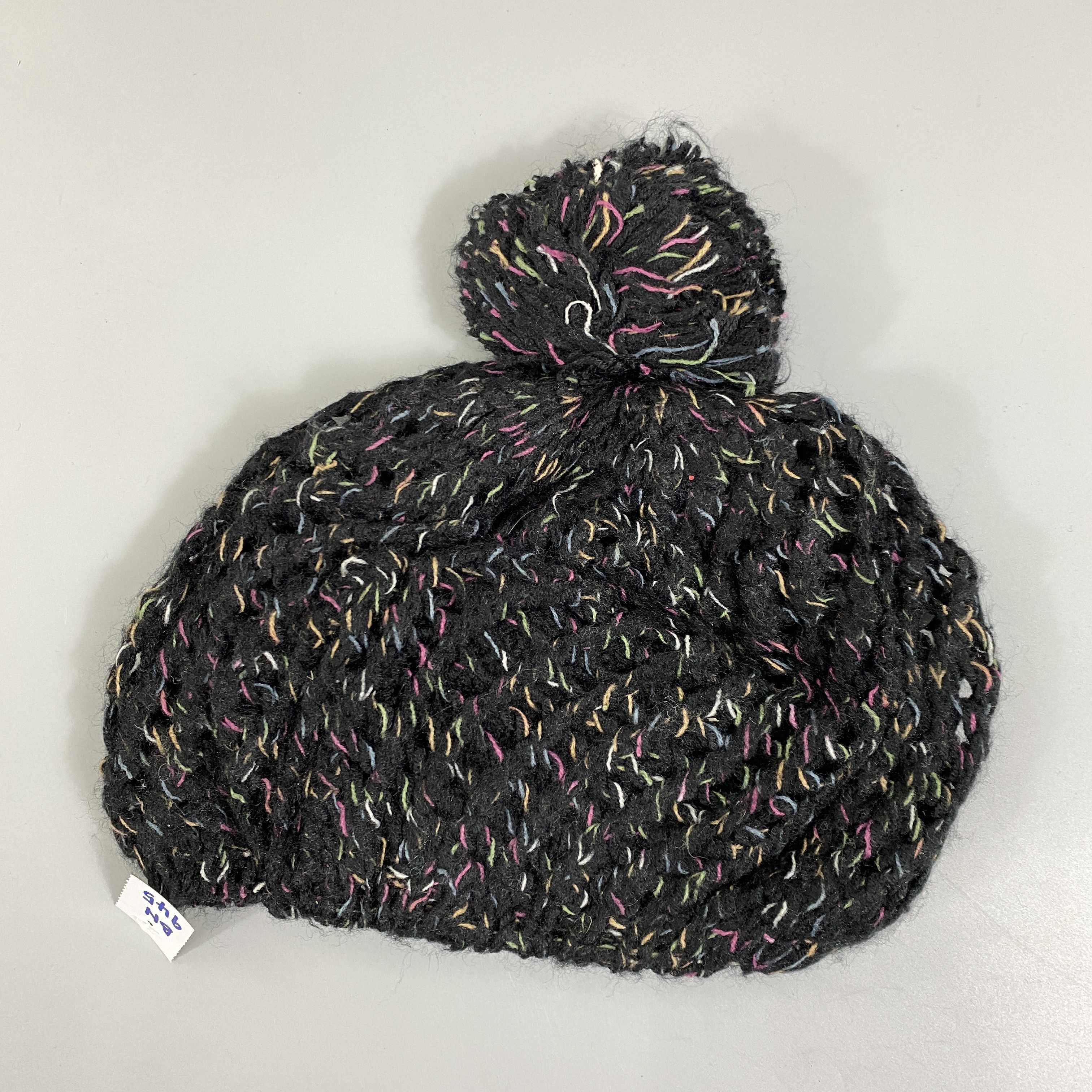 Japanese Brand Crochet Beanie Hat With Sprinkles And Pom Pom -BN945 Size ONE SIZE - 7 Thumbnail