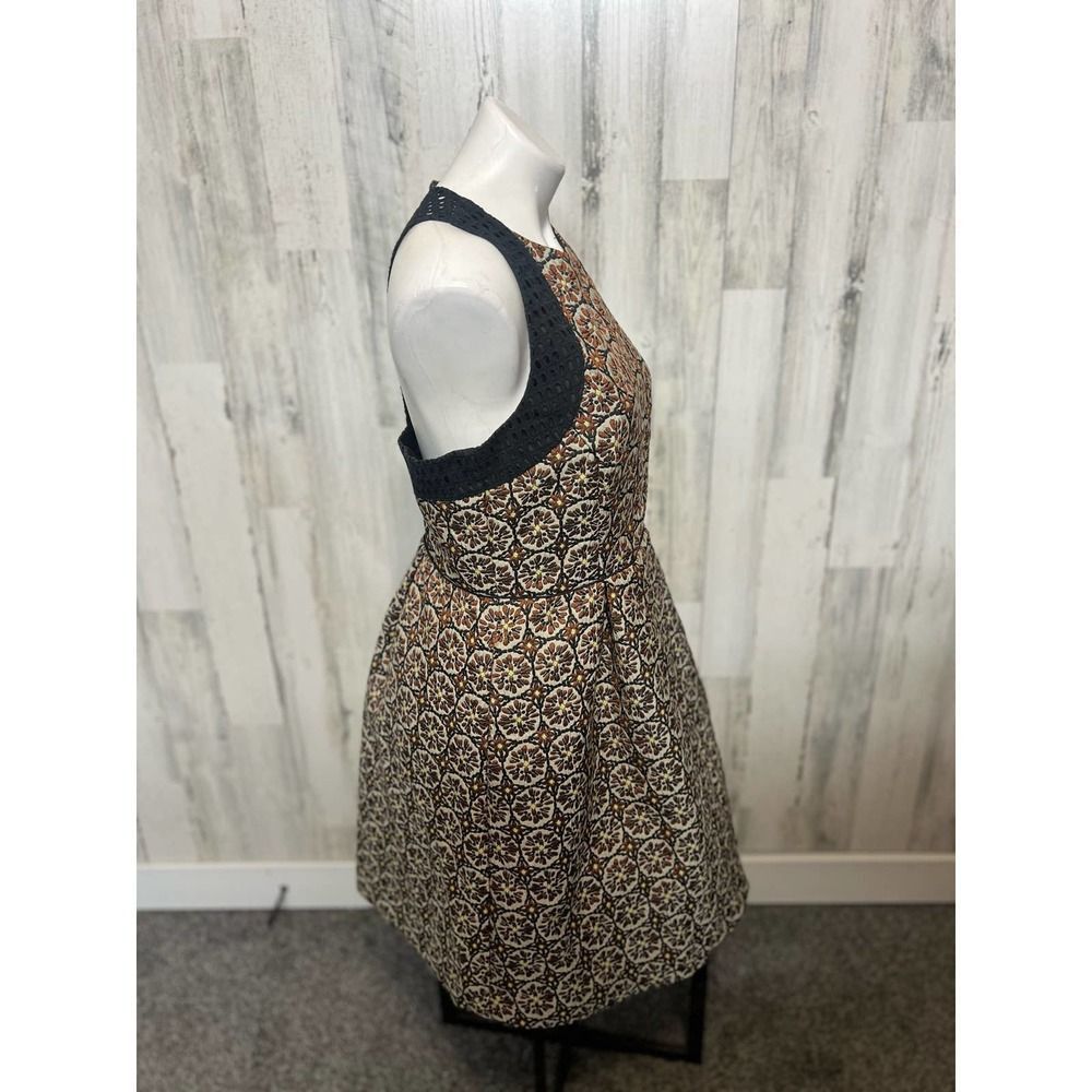 H&M H&M Women’s Geometric Print Dress Size 12 – Crochet Racerbac Size L / US 10 / IT 46 - 3 Thumbnail