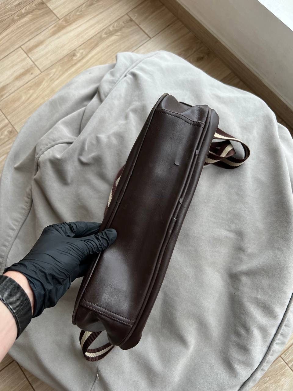 Diesel Diesel Leather Shoulder Bag Brown Big Logo Vintage Size ONE SIZE - 5 Thumbnail