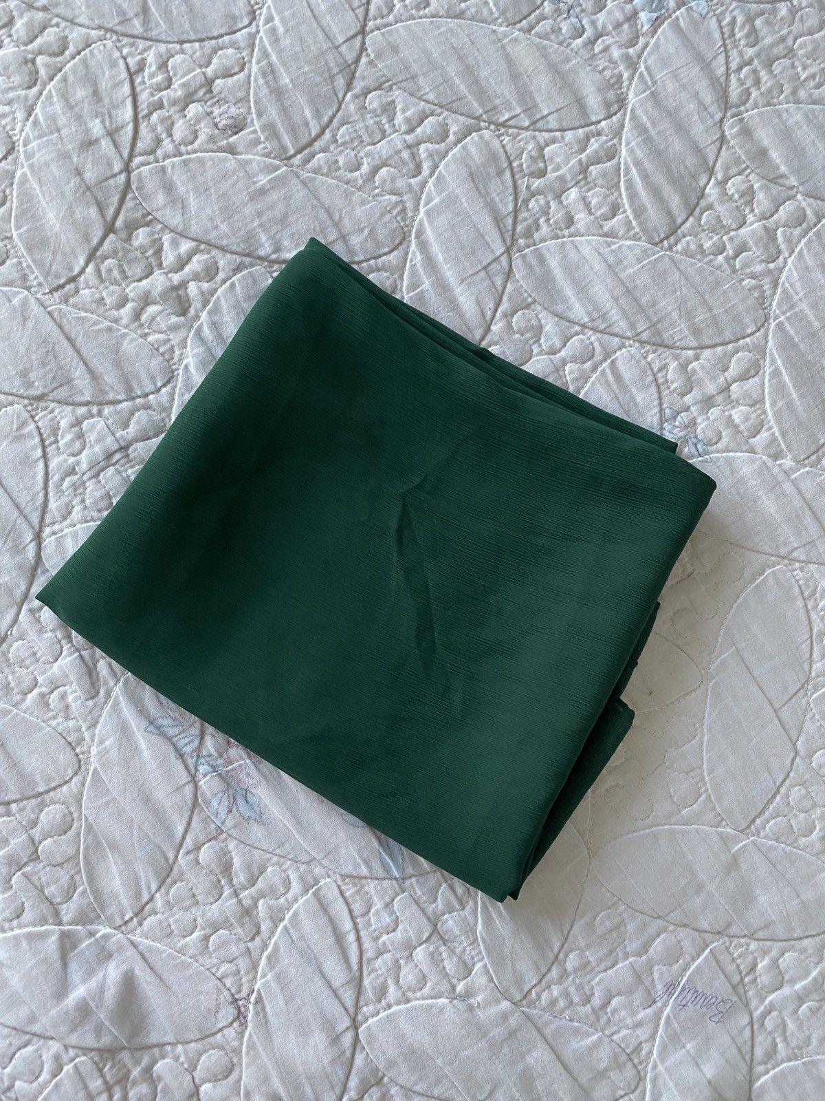 Other Premium Chiffon Rectangle Hijab In Bottle Green For Women Size ONE SIZE - 6 Thumbnail