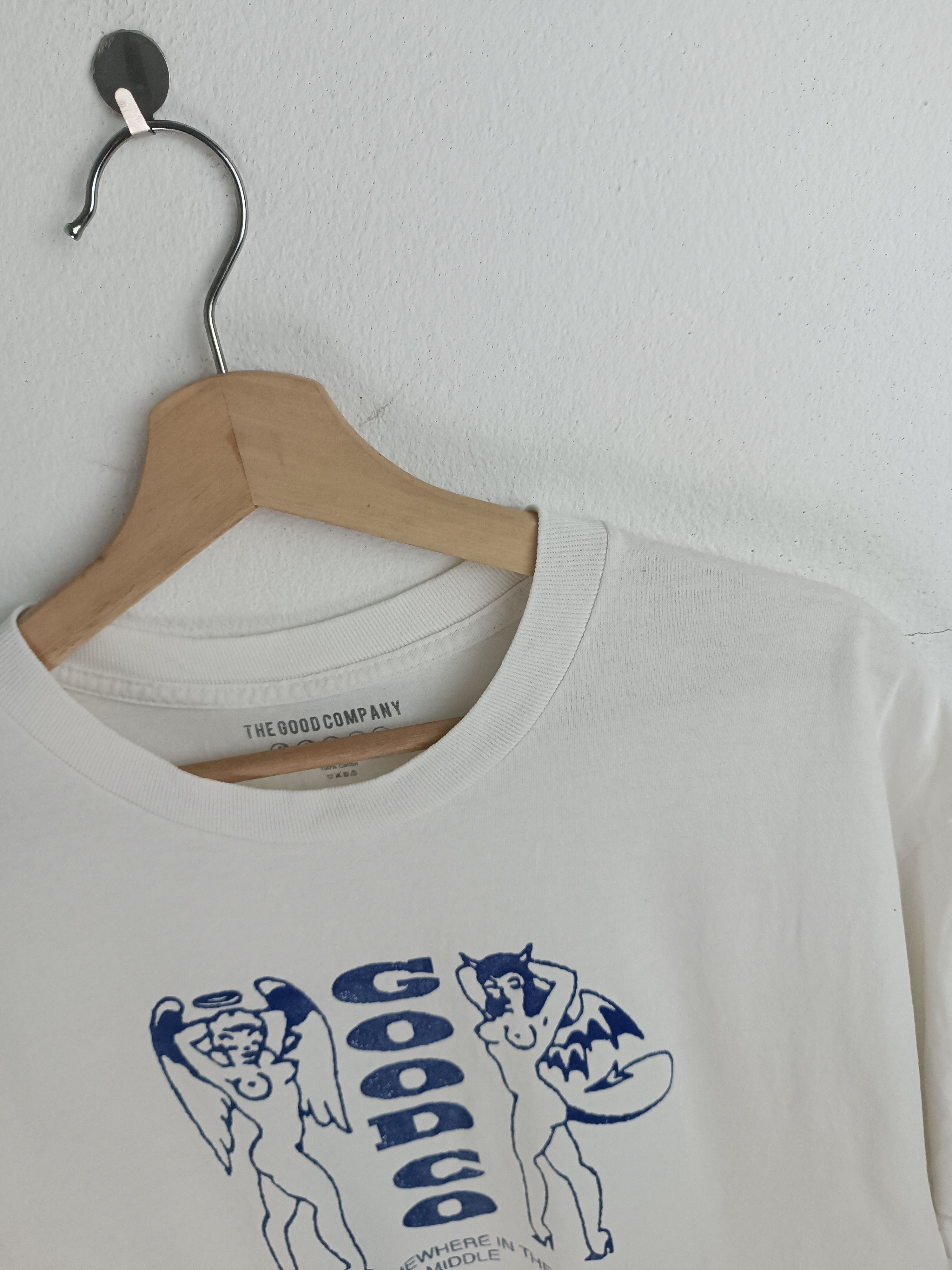 Vintage VINTAGE Y2K THE GOOD COMPANY SEXY DEVIL ADULT TEE VERY RARE Size US L / EU 52-54 / 3 - 8 Thumbnail