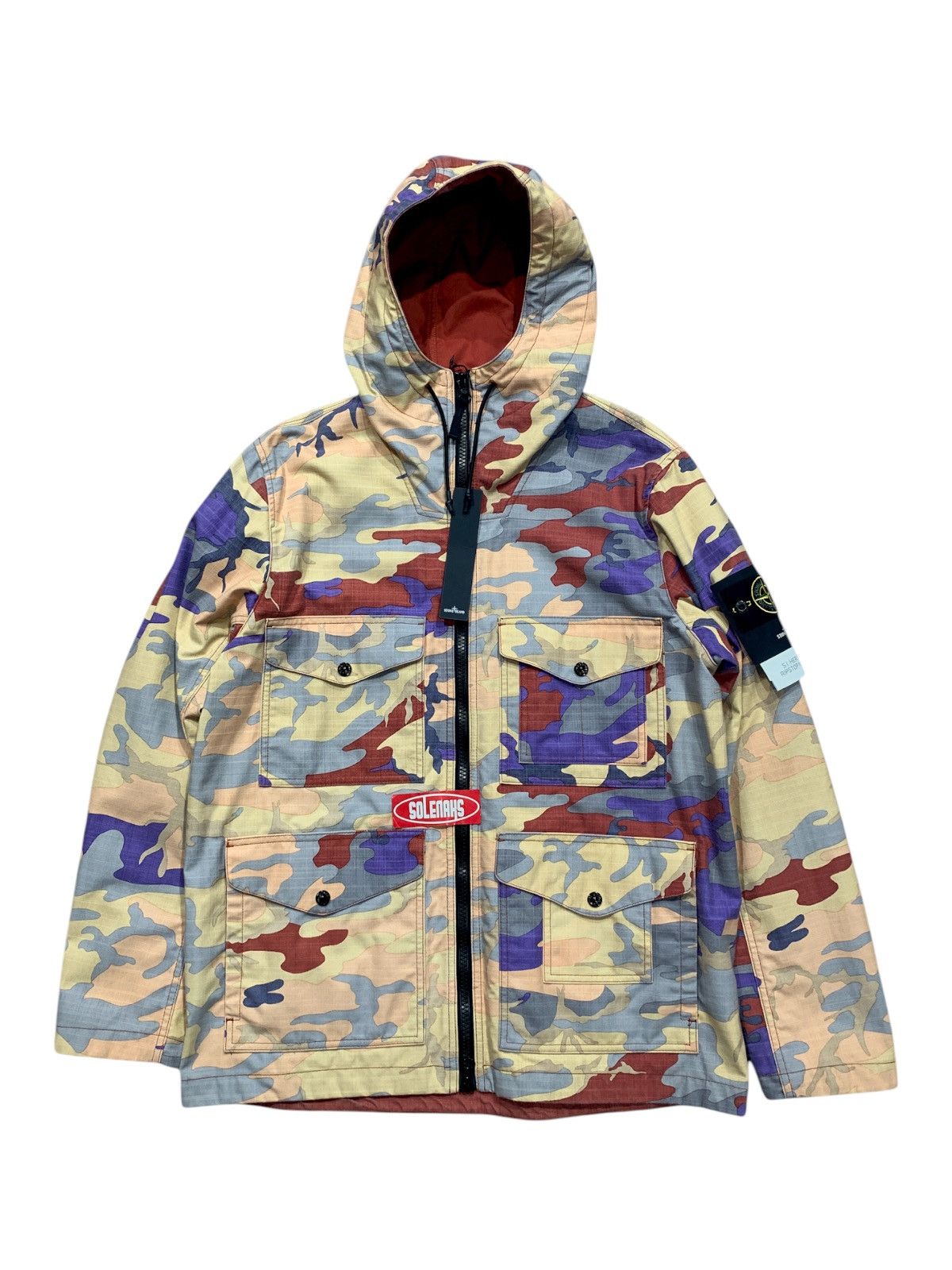 Stone Island Heritage camo ripstop nylon watro jacket Size US L / EU 52-54 / 3 - 1 Thumbnail