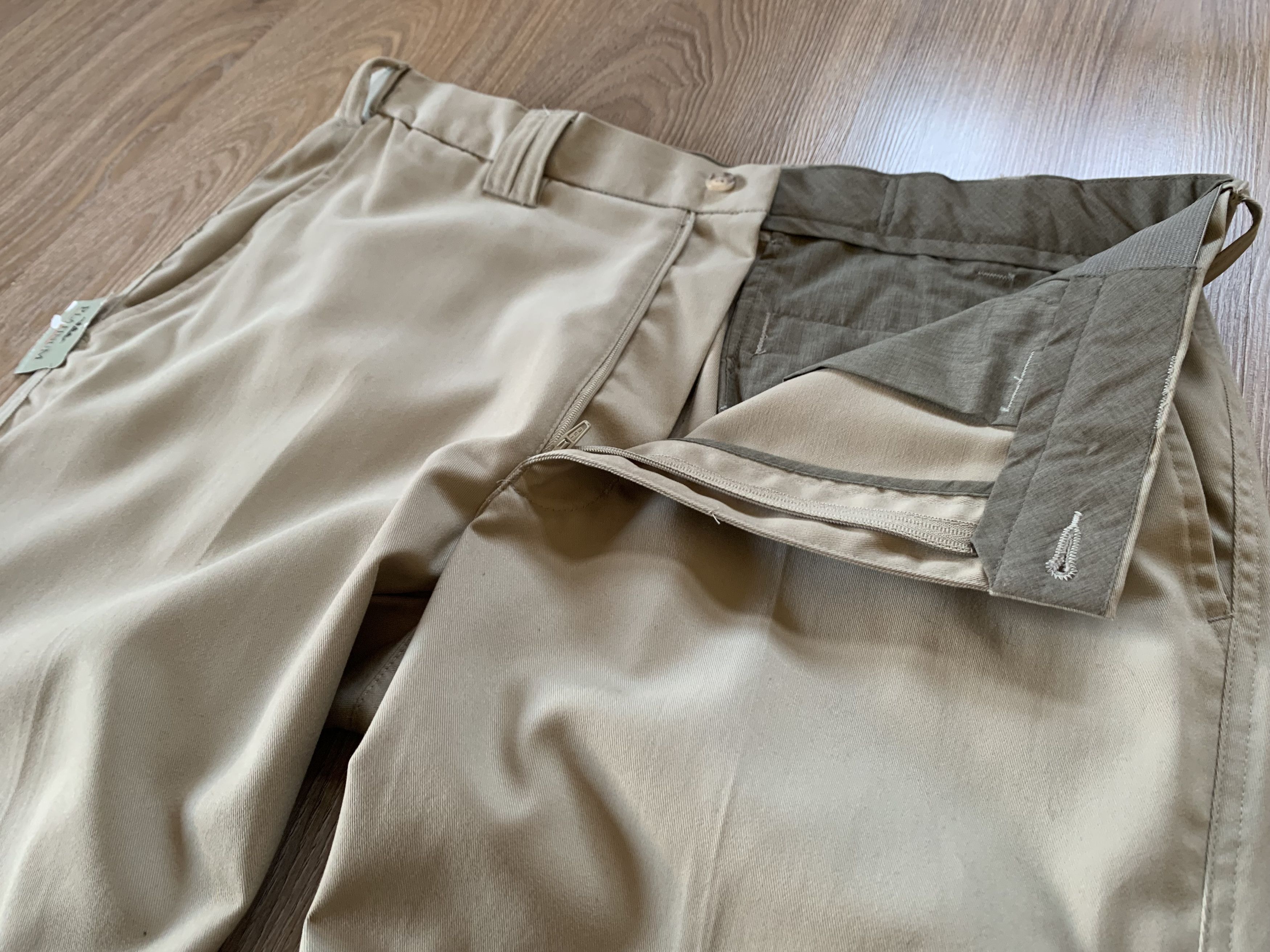 Designer Bulldog Platinum Beige Chino Pants Size US 36 / EU 52 - 5 Thumbnail