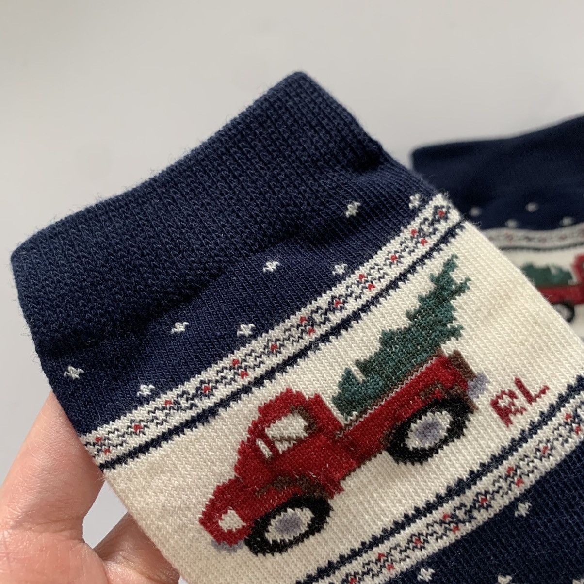 Ralph Lauren Ralph Lauren navy red truck socks Size ONE SIZE - 5 Thumbnail