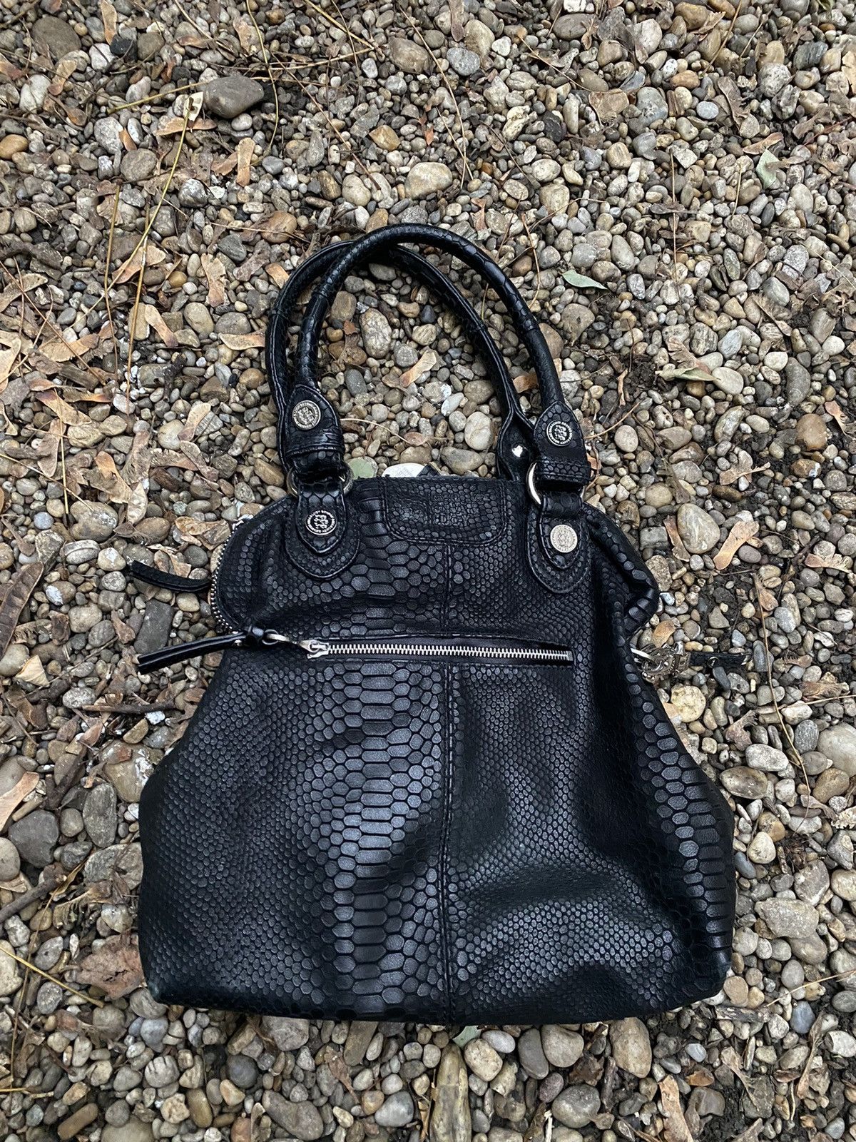 George Gina & Lucy George Gina & Lucy GGL Python Leather Handbag Size ONE SIZE - 7 Thumbnail